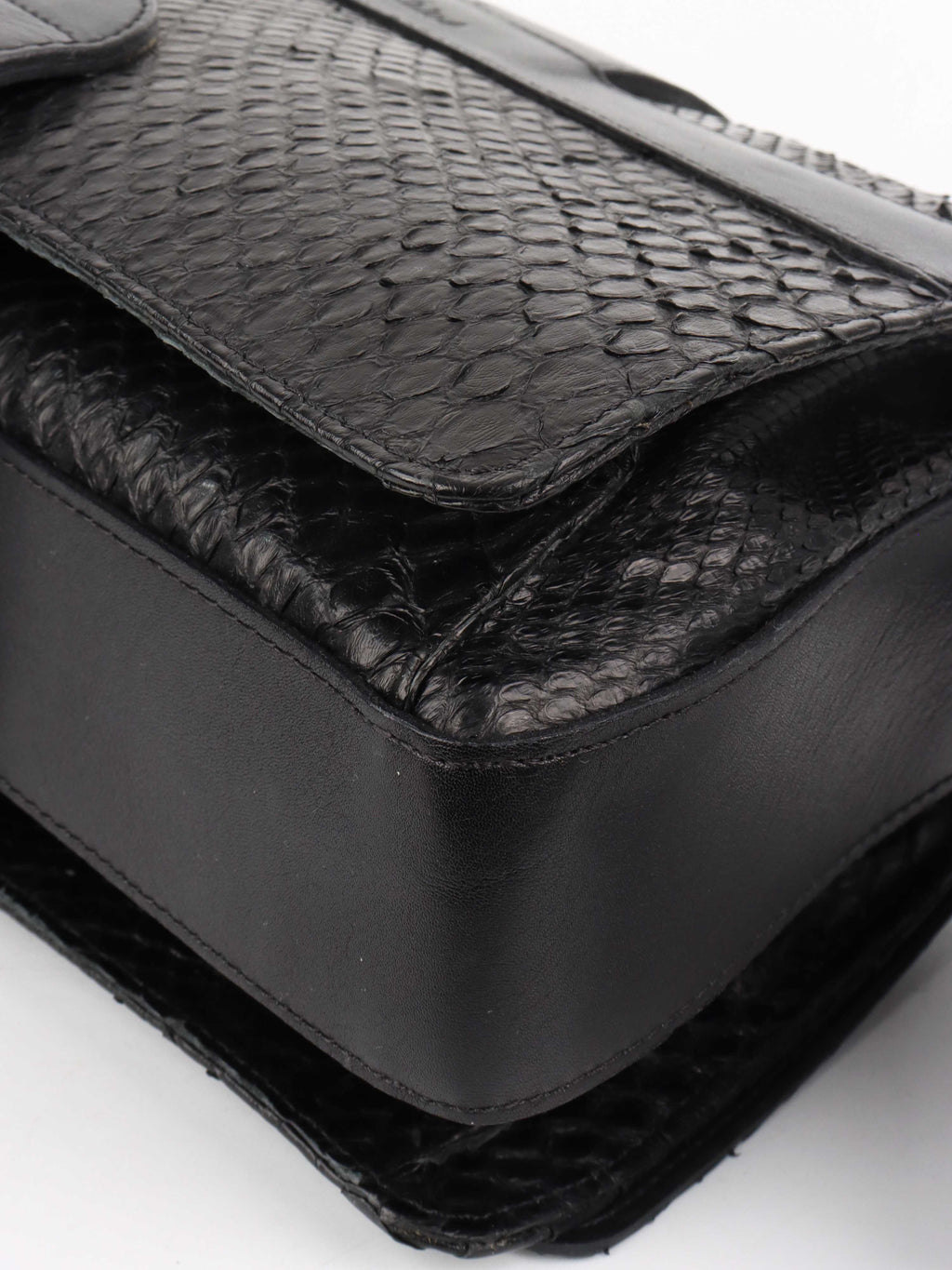 Chloe Black Python Shoulder Bag