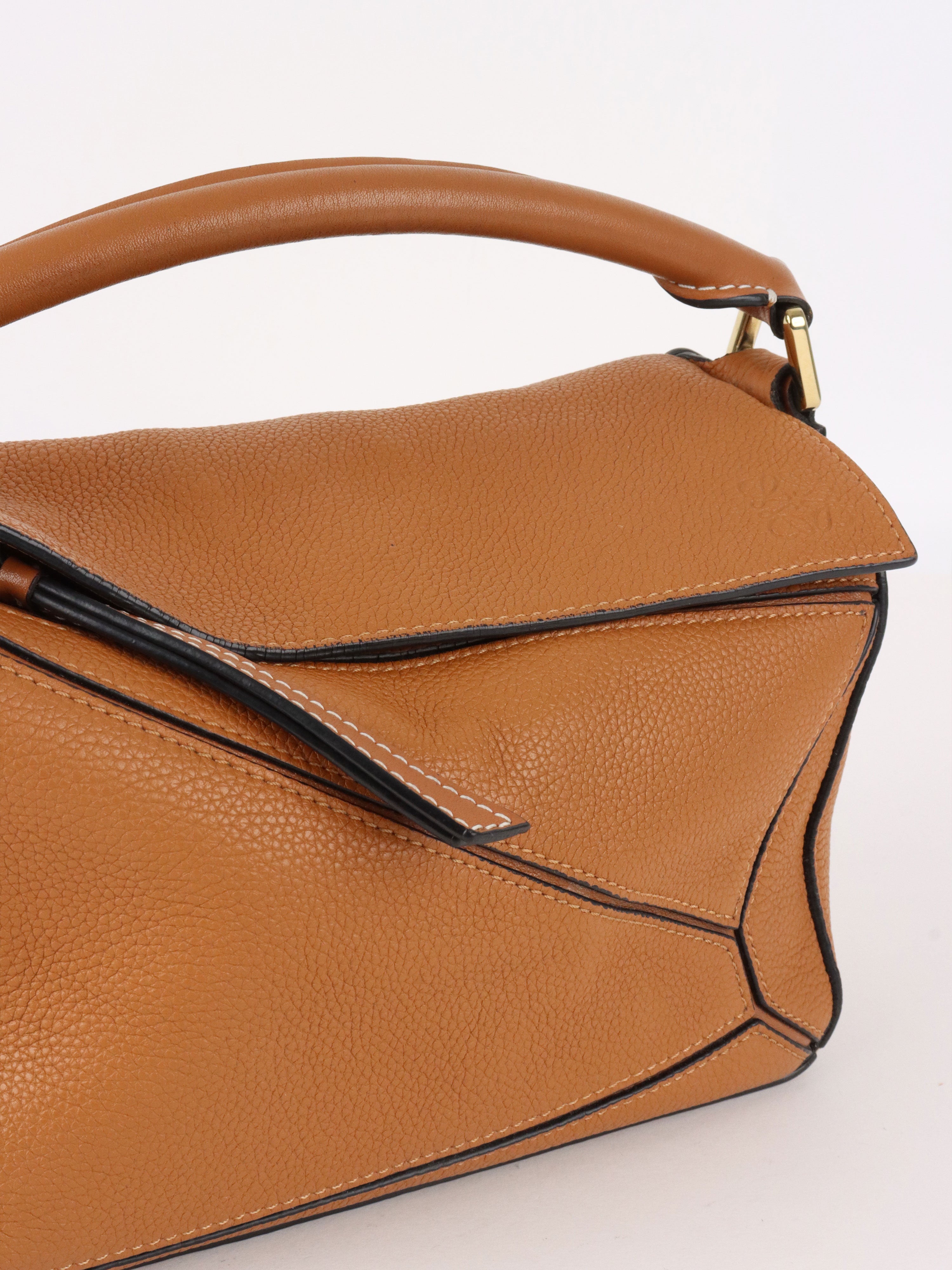 Loewe Small Tan Puzzle Bag