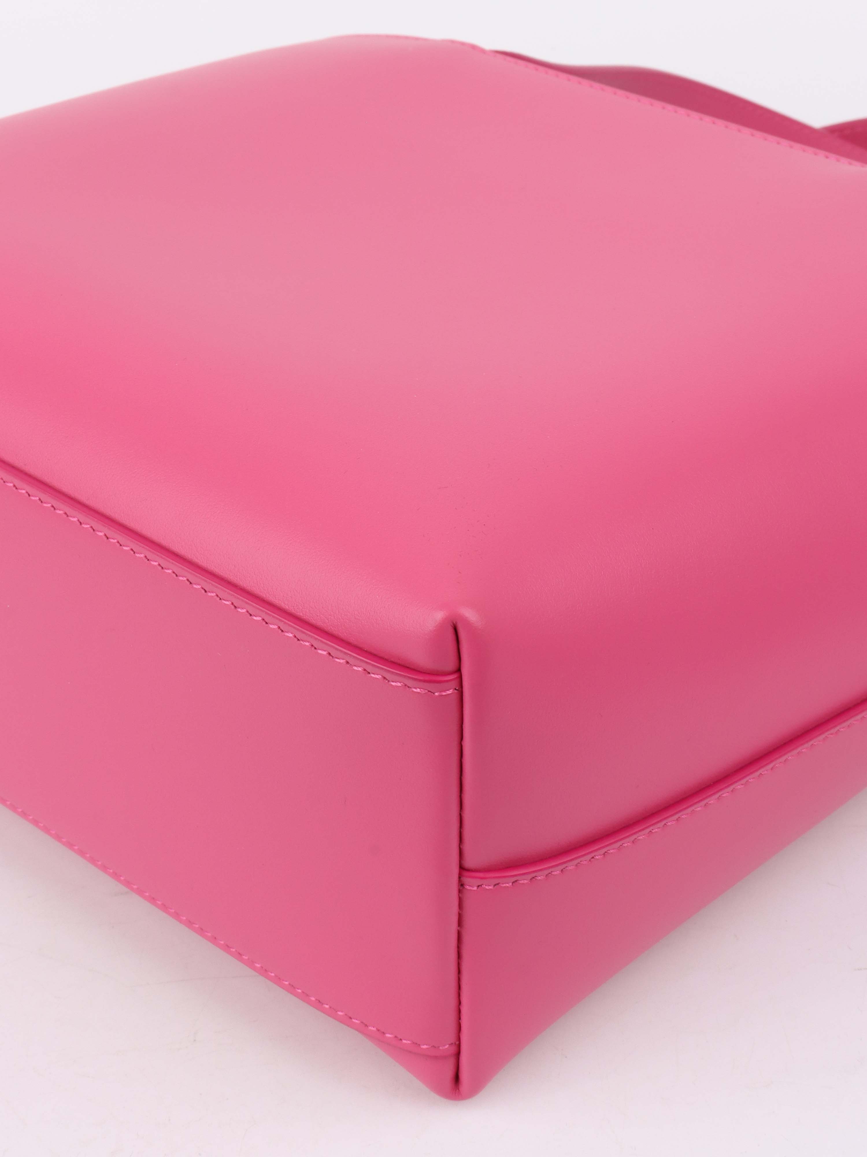 Dolce & Gabbana Pink Lilac Small Shopper Logo Bag