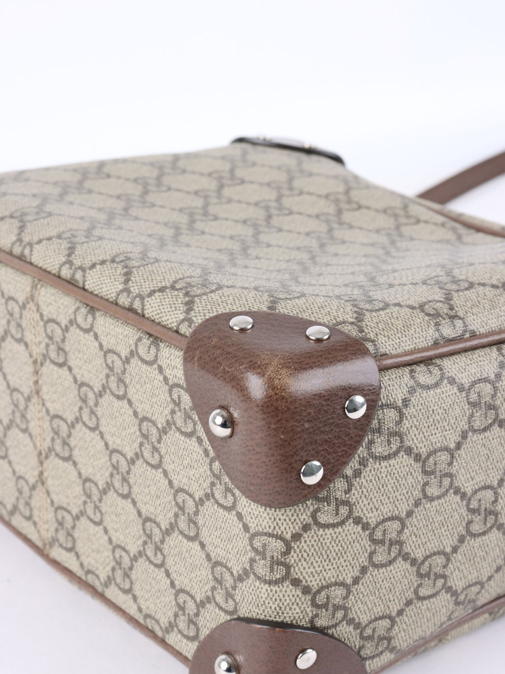 Gucci GG Ebony Canvas Trunk Shoulder Bag