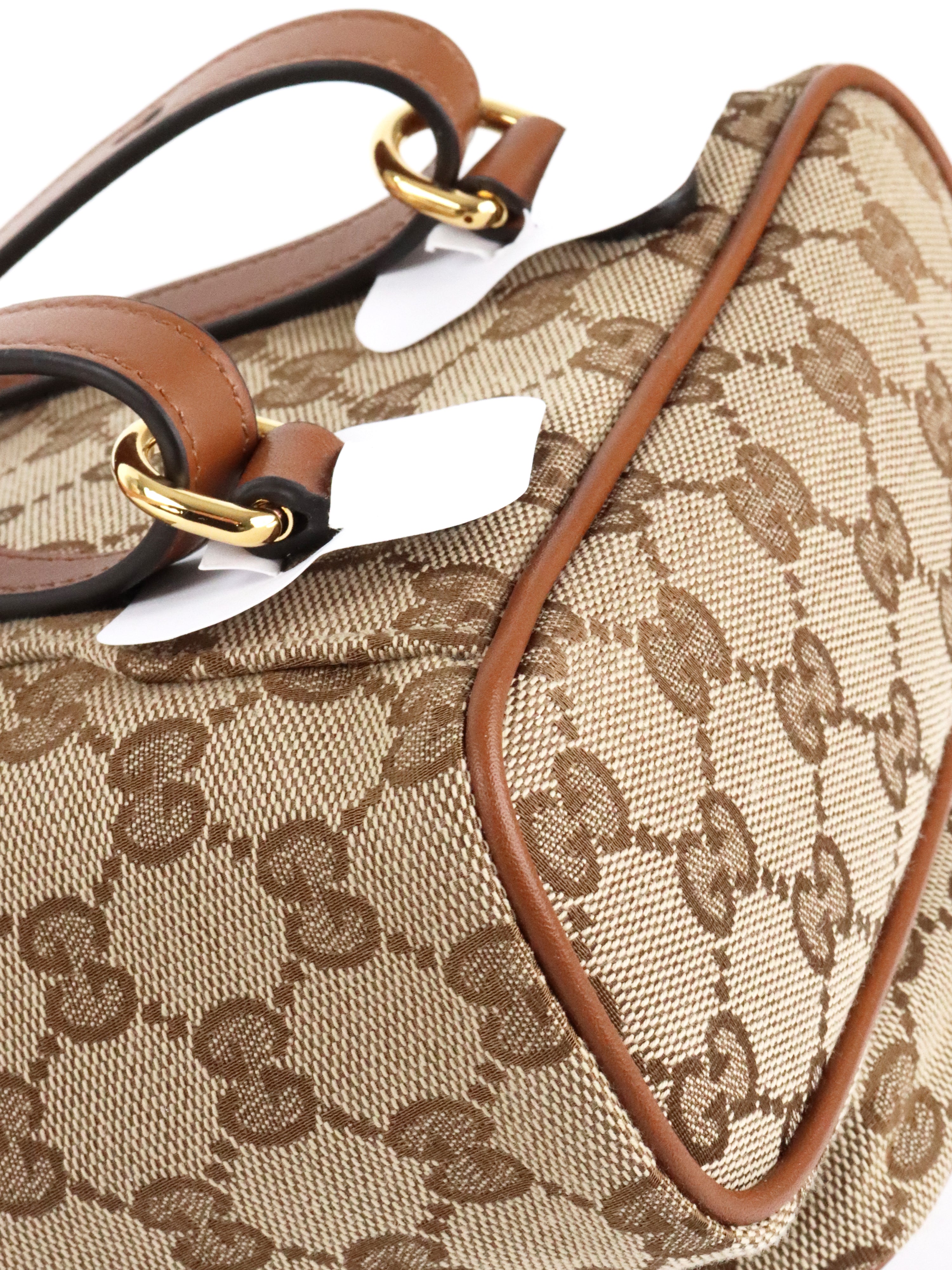 Gucci Bamboo GG Canvas Mini Backpack