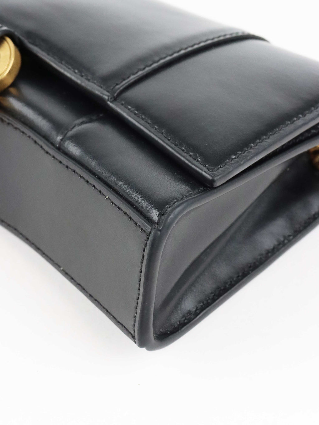 Balenciaga Black Hourglass Wallet On Chain