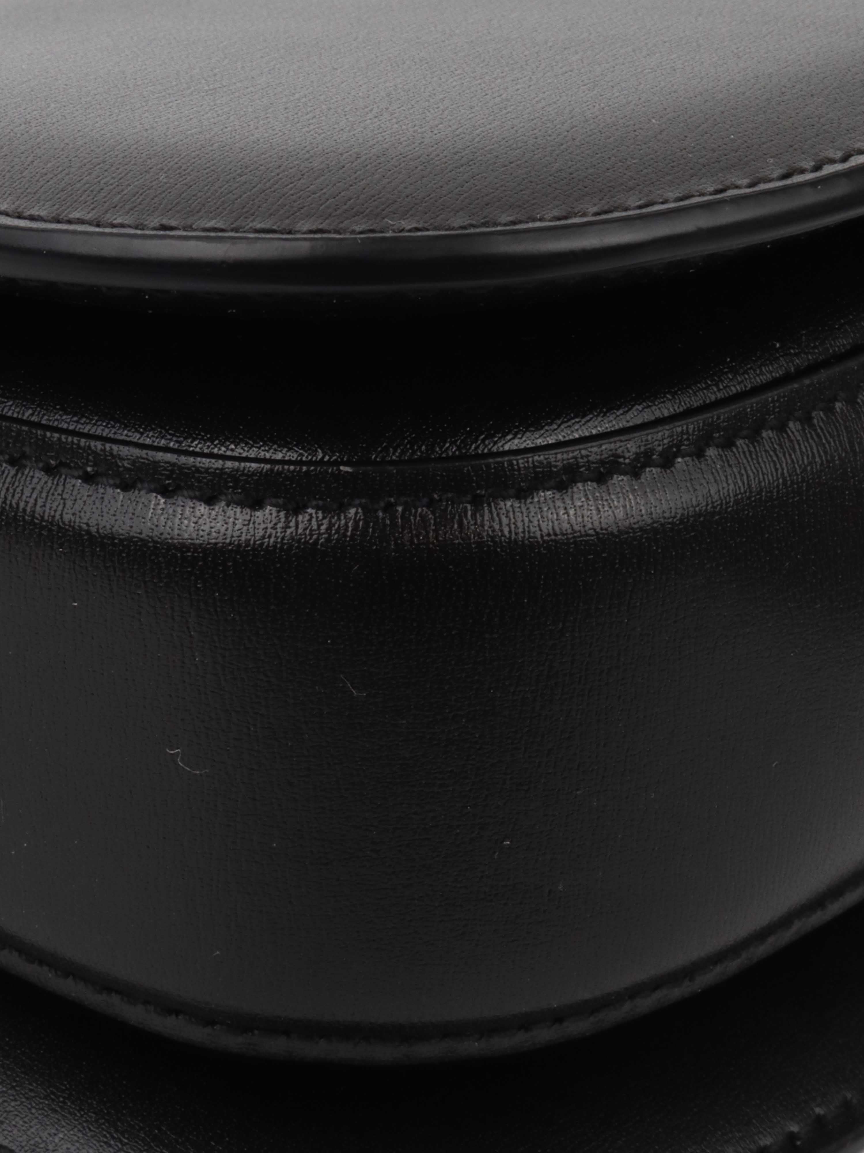 Gucci Bamboo 1947 Mini Top Handle Bag Black.