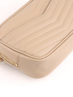 Saint Laurent Dark Beige Loulou Mini Shoulder Bag