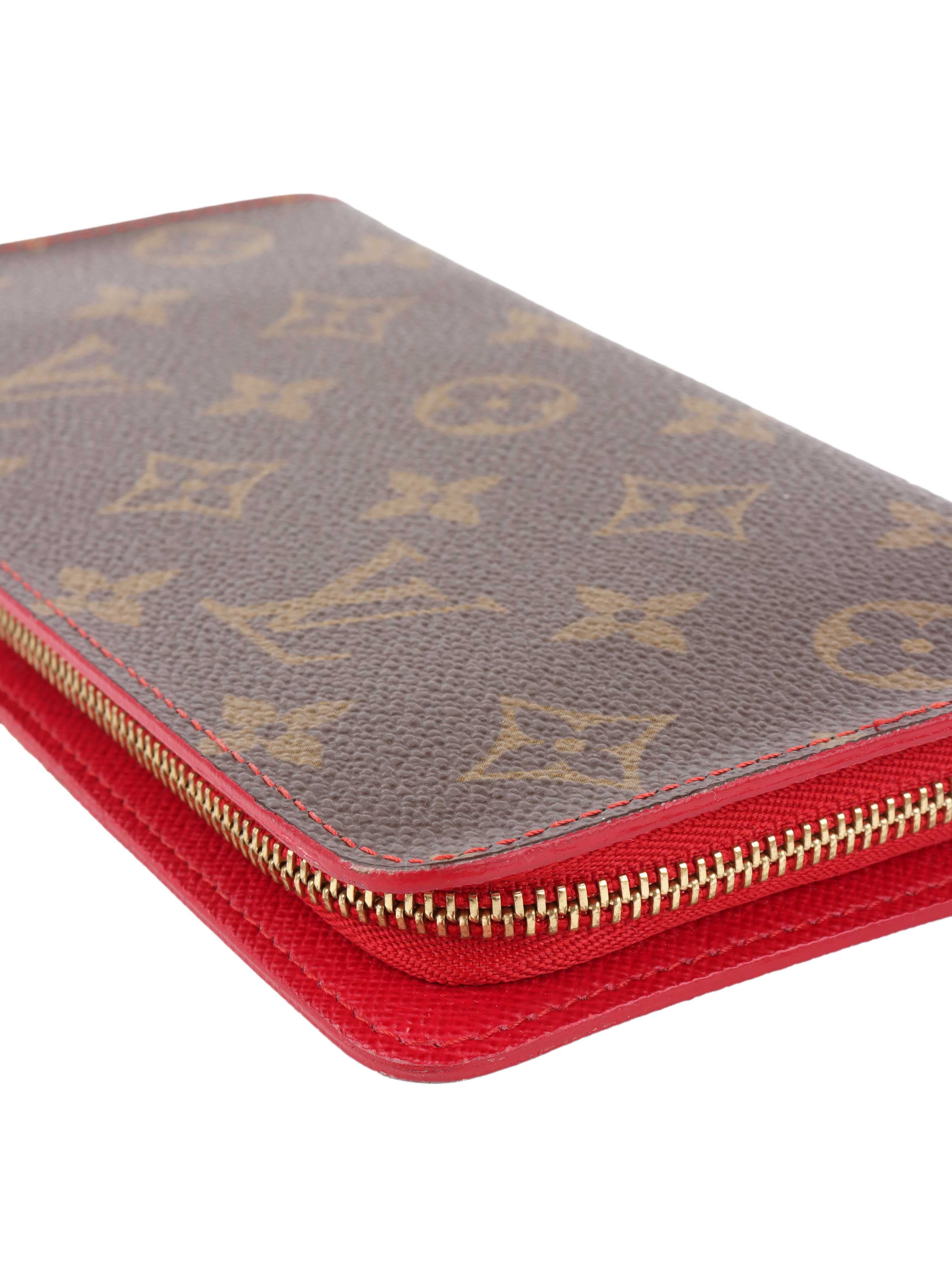 Louis Vuitton Monogram Cerise Zip Wallet.