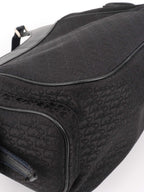 Dior Black Vintage Canvas Pocket Bag.