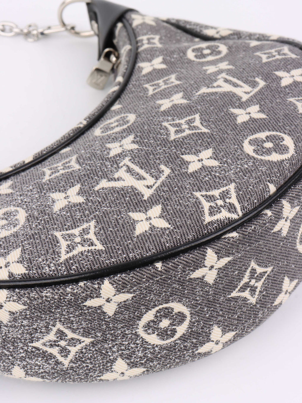 Louis Vuitton Black Denim Loop Bag.