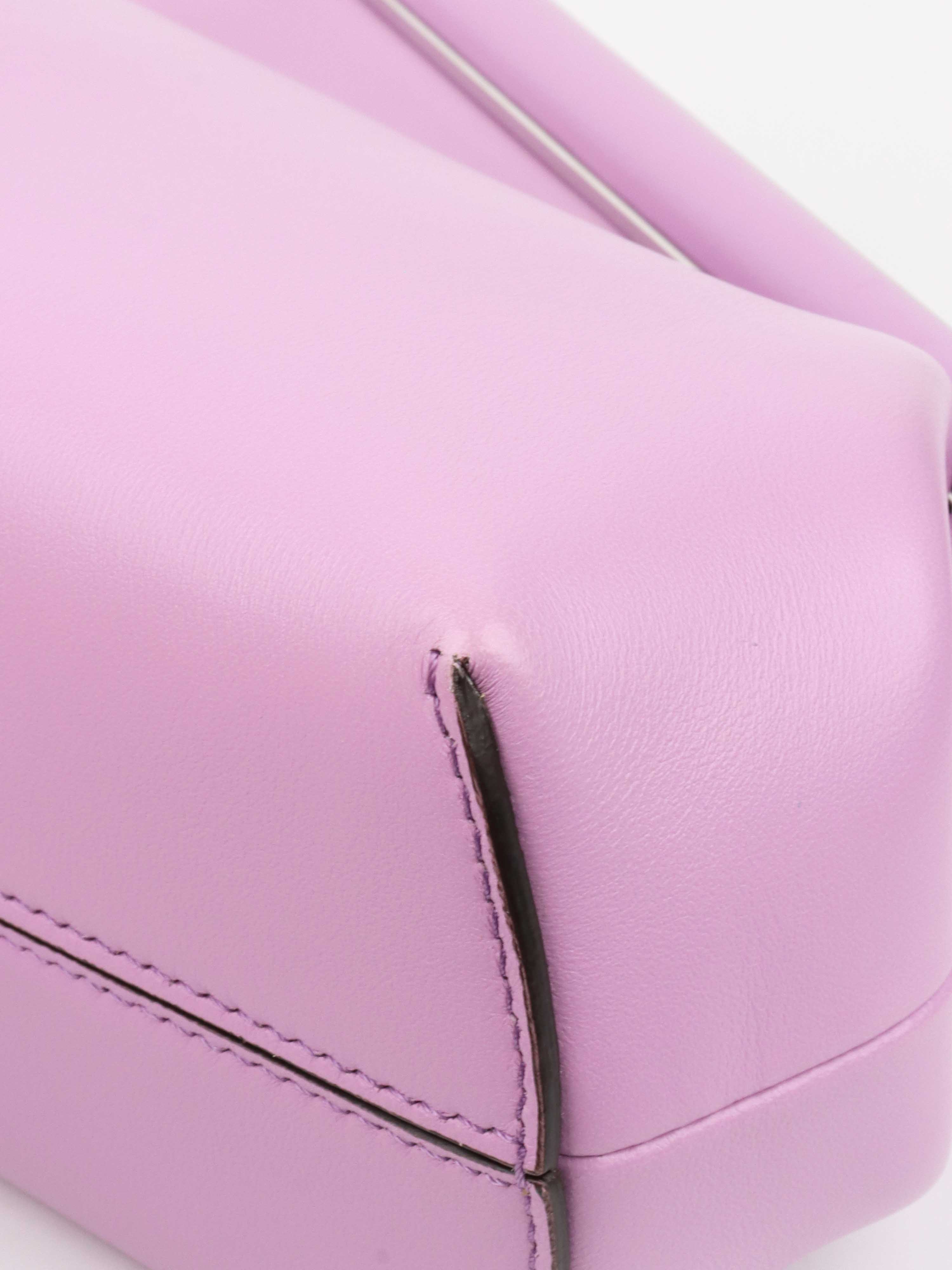 Fendi First Small Lilac Clutch Bag.