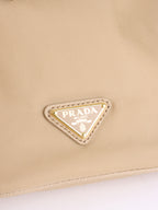 Prada Beige Nylon Re-Edition 1978 Bucket Bag.