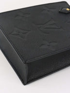 Louis Vuitton Black Mini Sac Plat.