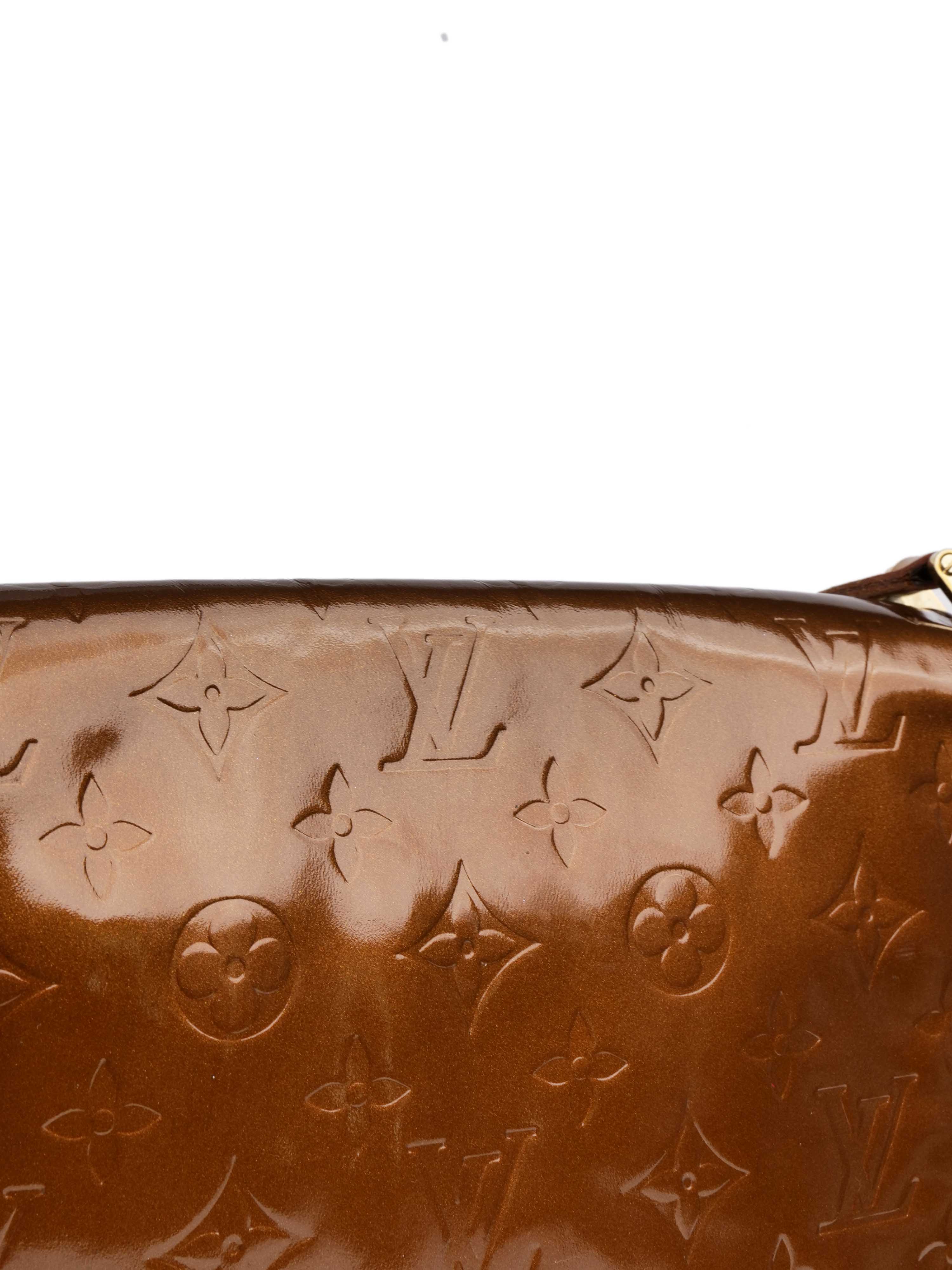 Louis Vuitton Bronze Vernis Patent Musette Salsa Bag.