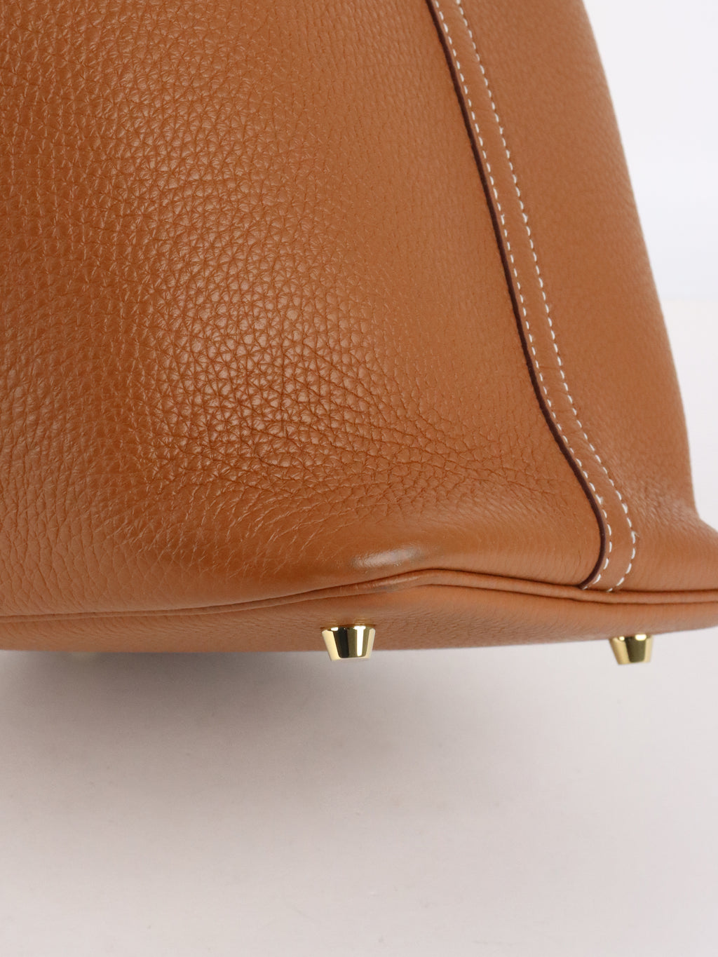 Hermes Picotin 22 Gold Taurillon Clemence Stamp U GHW