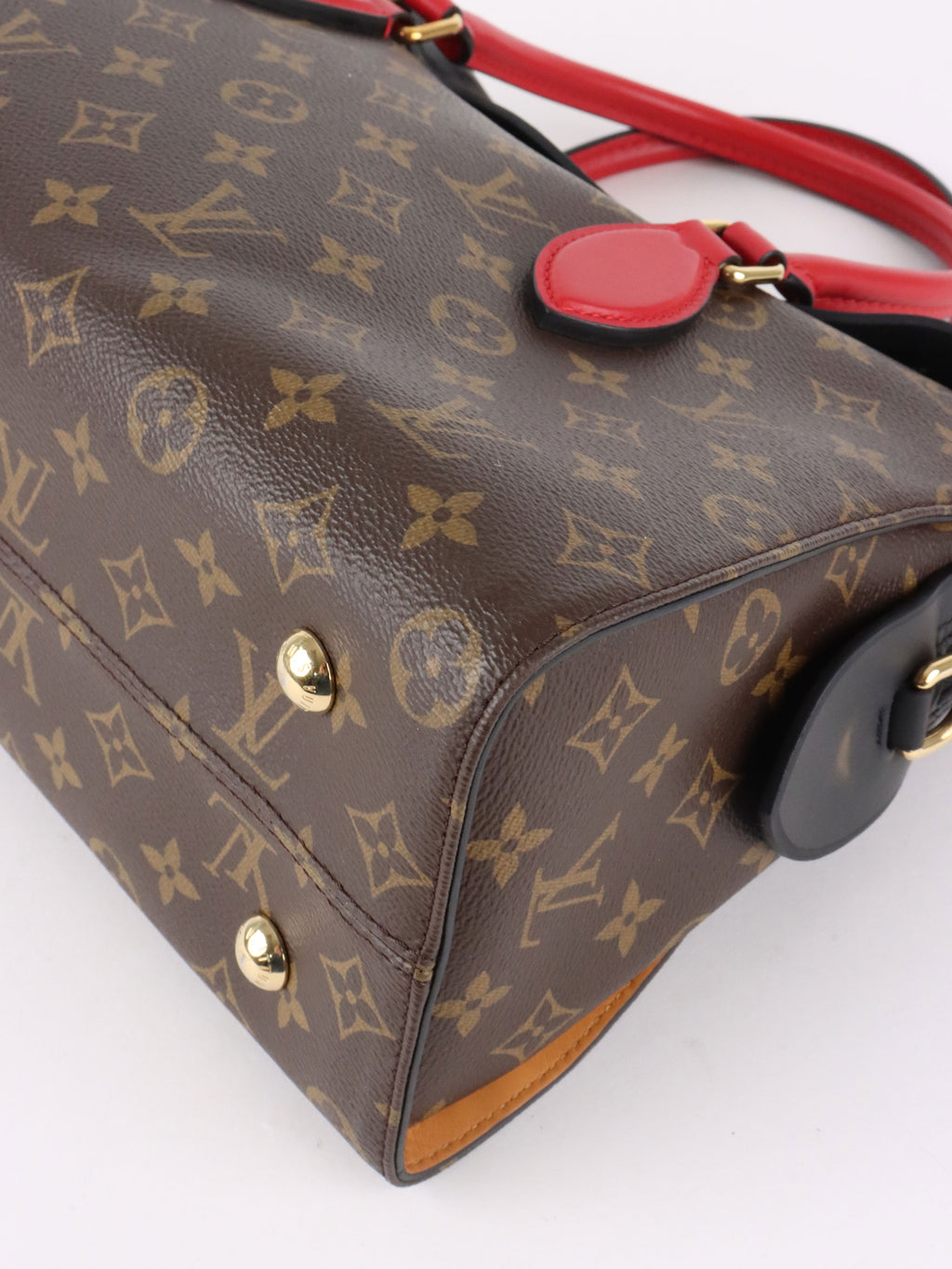 Louis Vuitton Black & Red Monogram Tuileries Bag