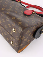 Louis Vuitton Black & Red Monogram Tuileries Bag