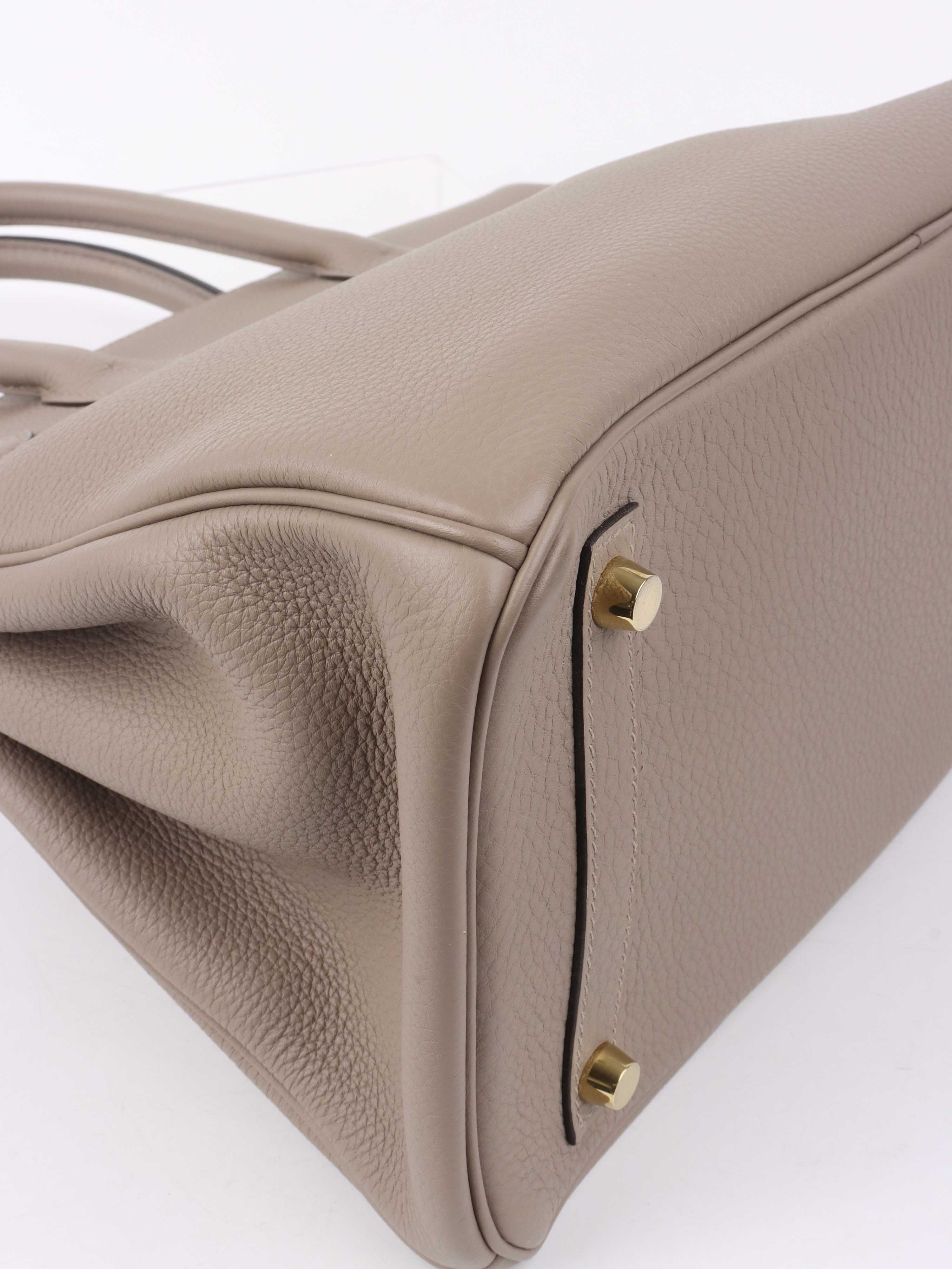 Hermes Birkin 30 Togo Gris Asphalt GHW.