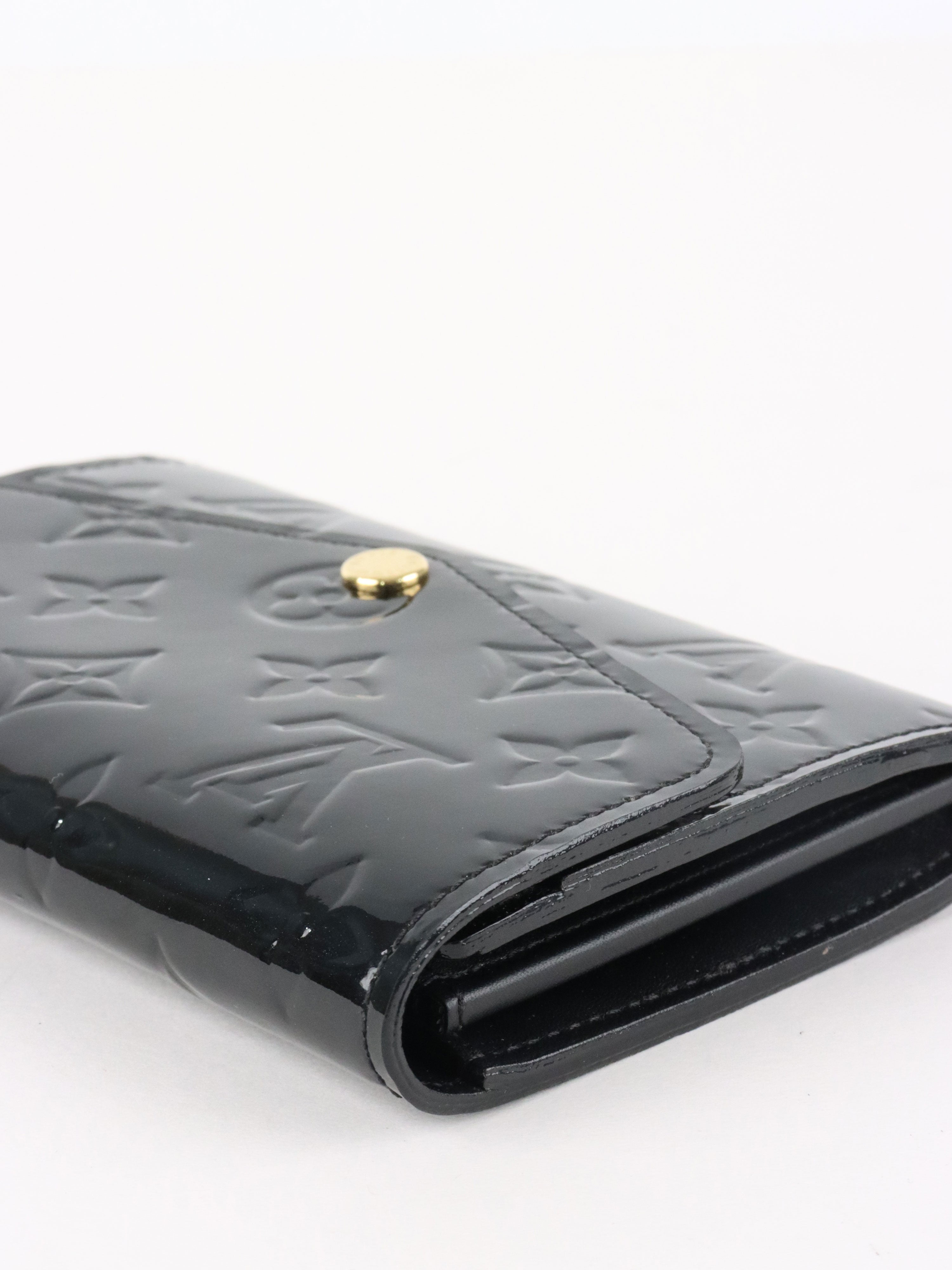 Louis Vuitton Black Vernis Wallet