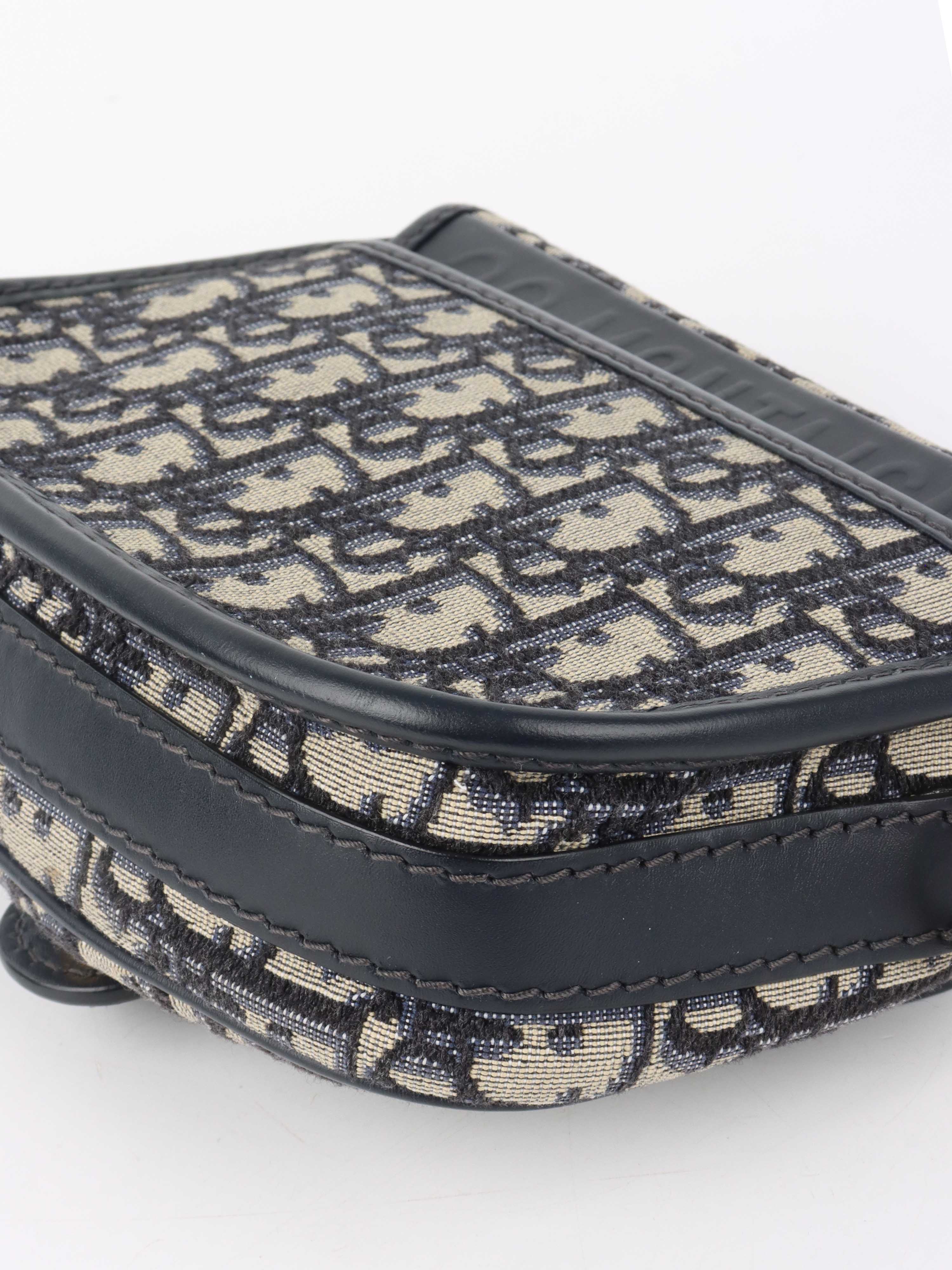 Dior Small Blue Oblique Bobby Bag