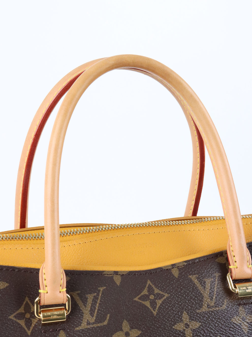 Louis Vuitton Yellow Pallas MM Monogram Bag