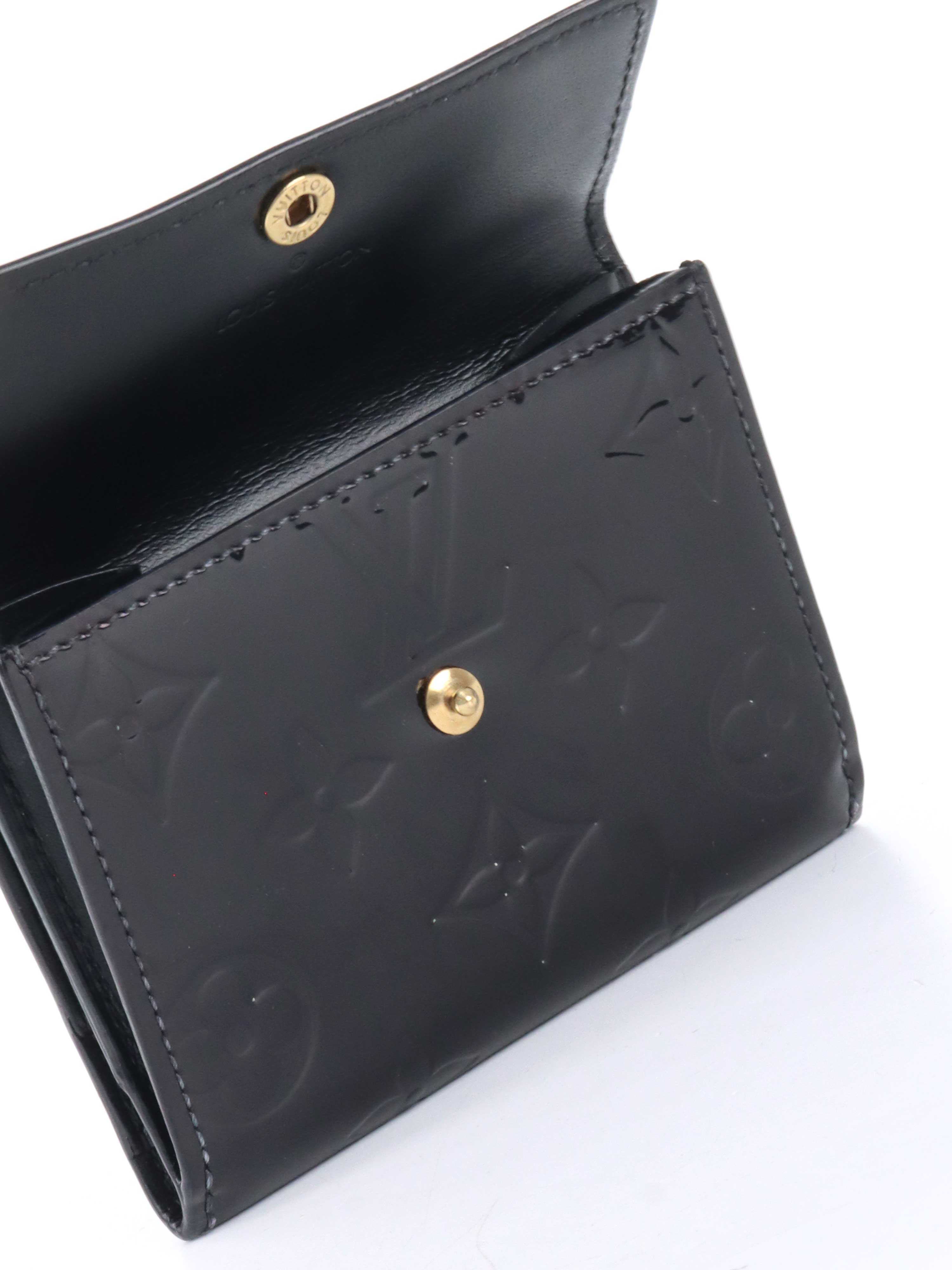 Louis Vuitton Amarante Monogram Vernis Elise Wallet.