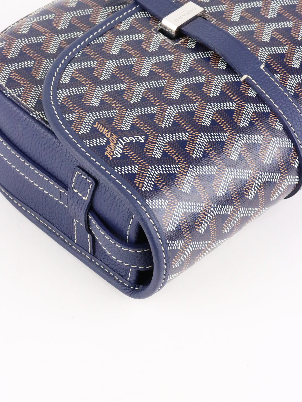 Goyard Navy Blue Sac Belvedere PM Bag