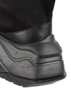 Louis Vuitton Black Mesh and Suede Archlight Ankle Boots.