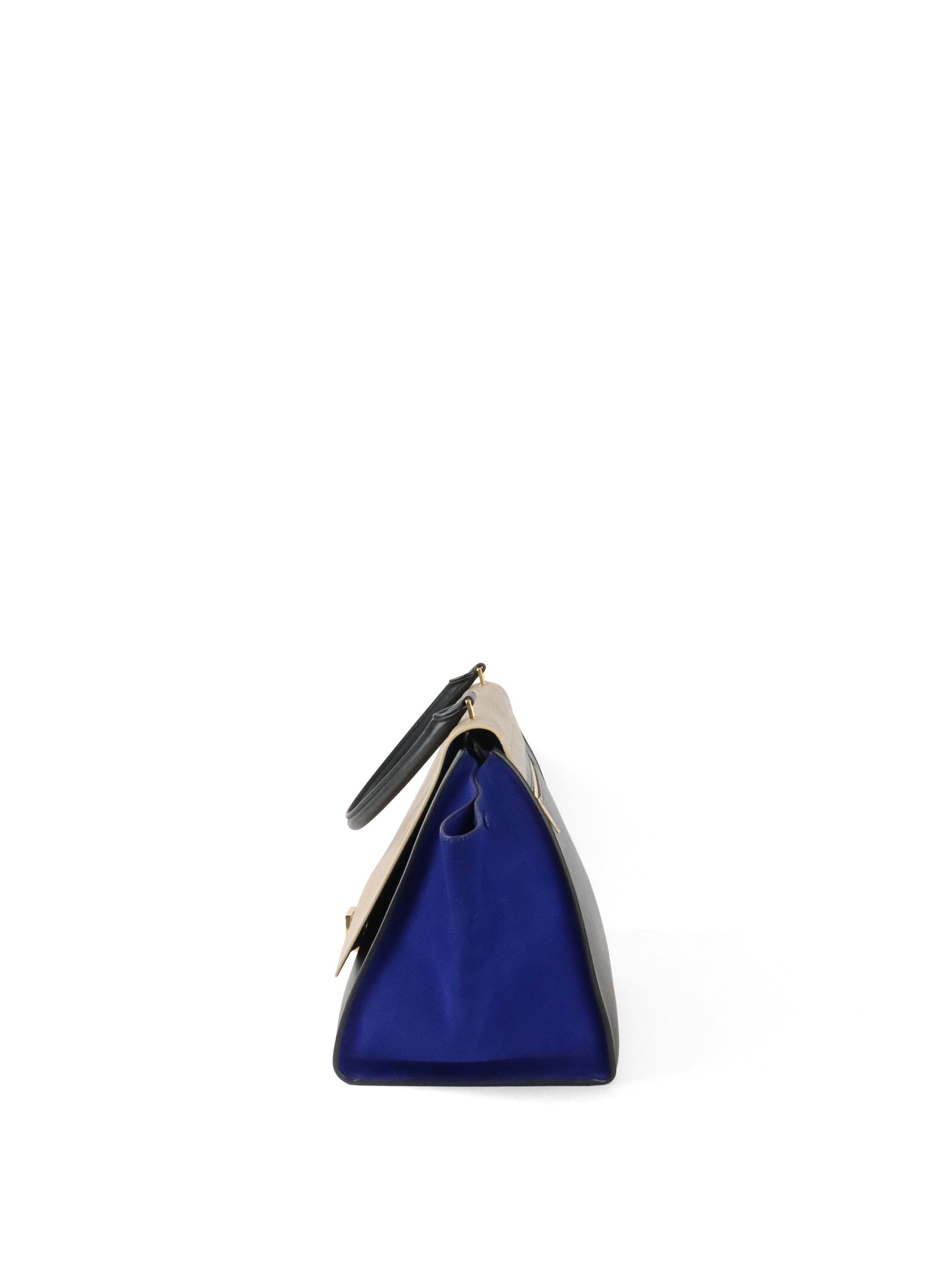 Celine Large Trapeze Bag Multicolour GHW