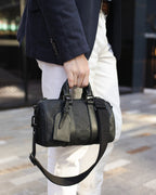Louis Vuitton Black Keepall Bandoulière 25 Bag