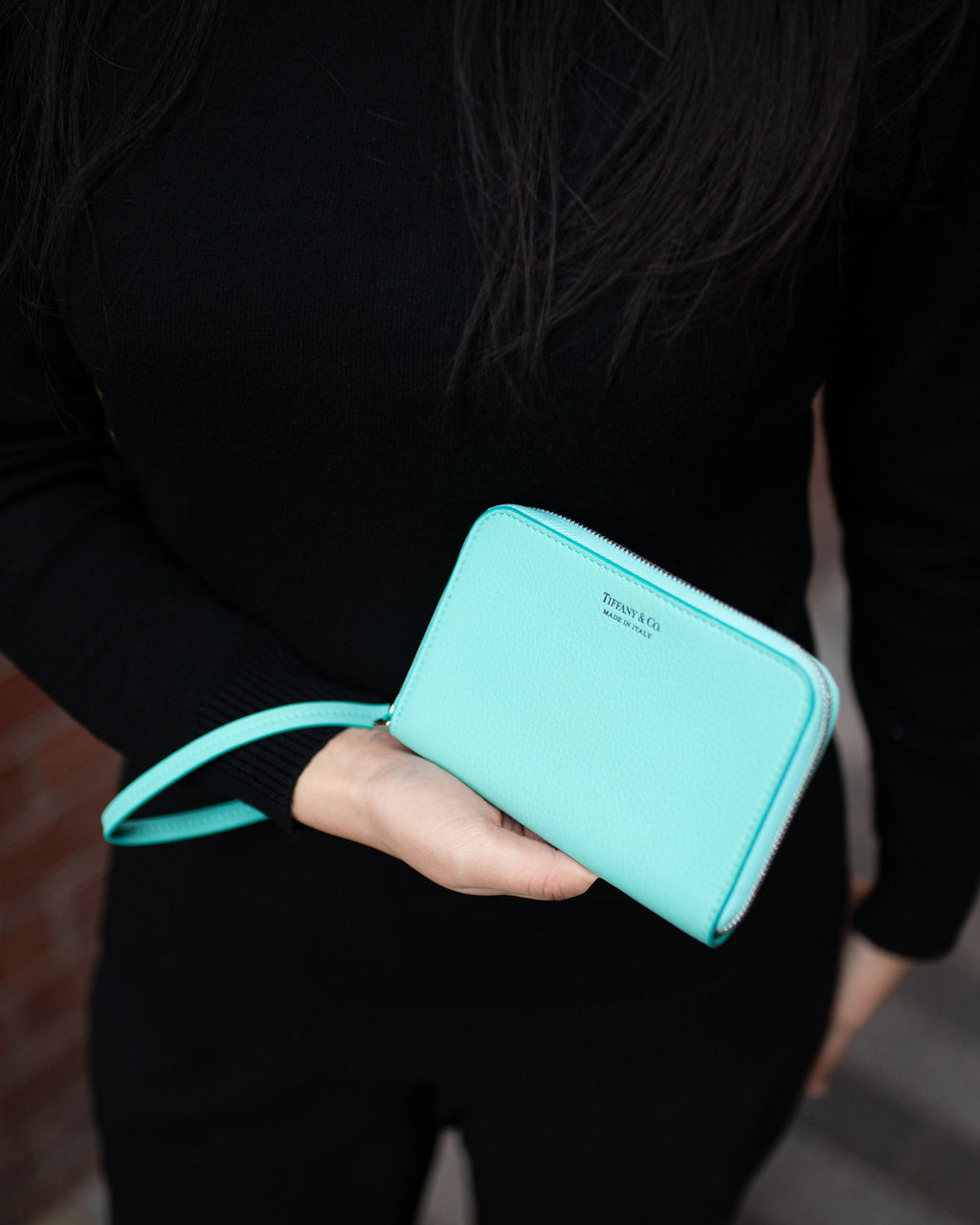 Tiffany & Co Turquoise Wristlet Wallet