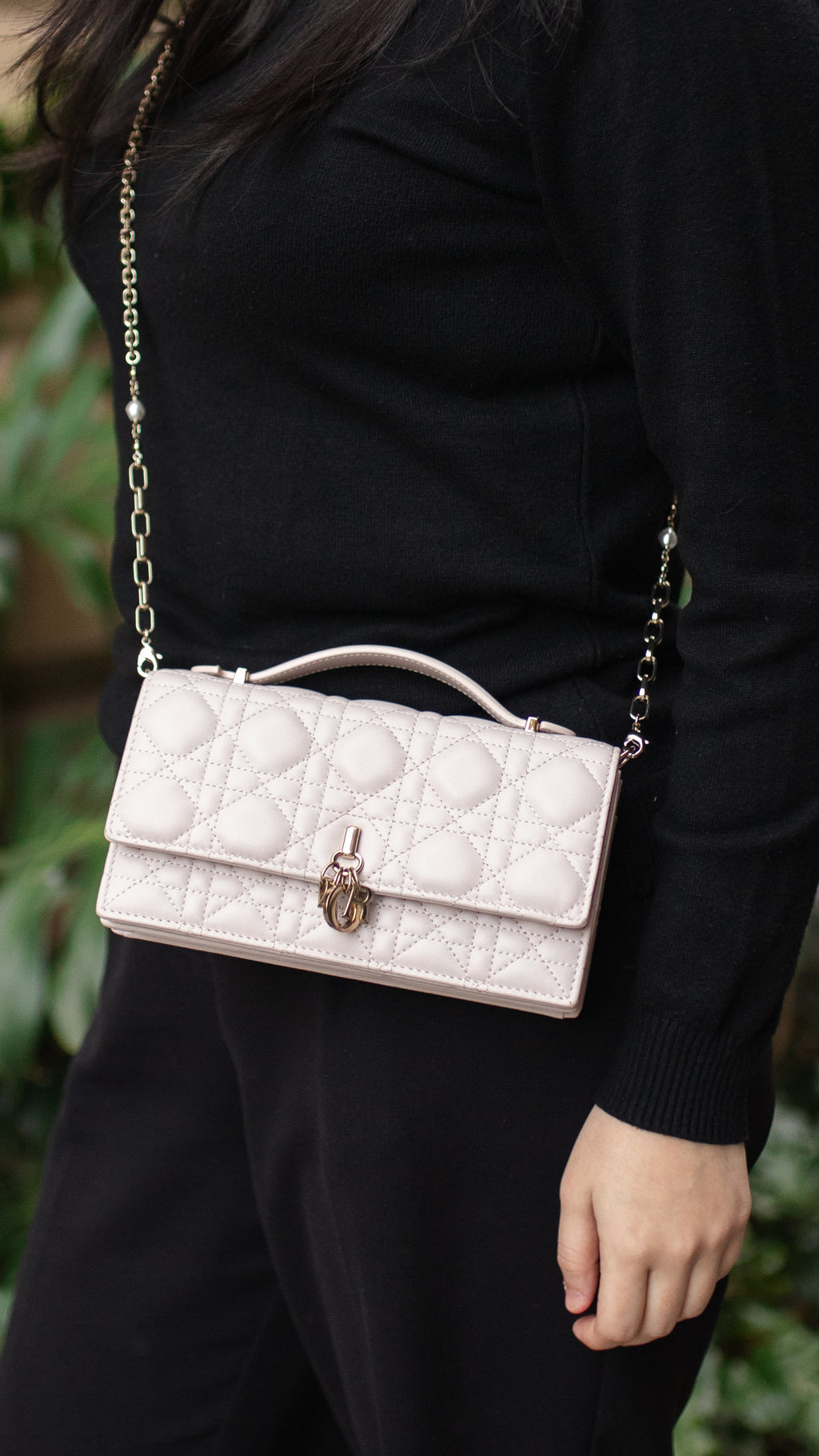 Dior Rose Lingerie Cannage My Dior Mini Bag