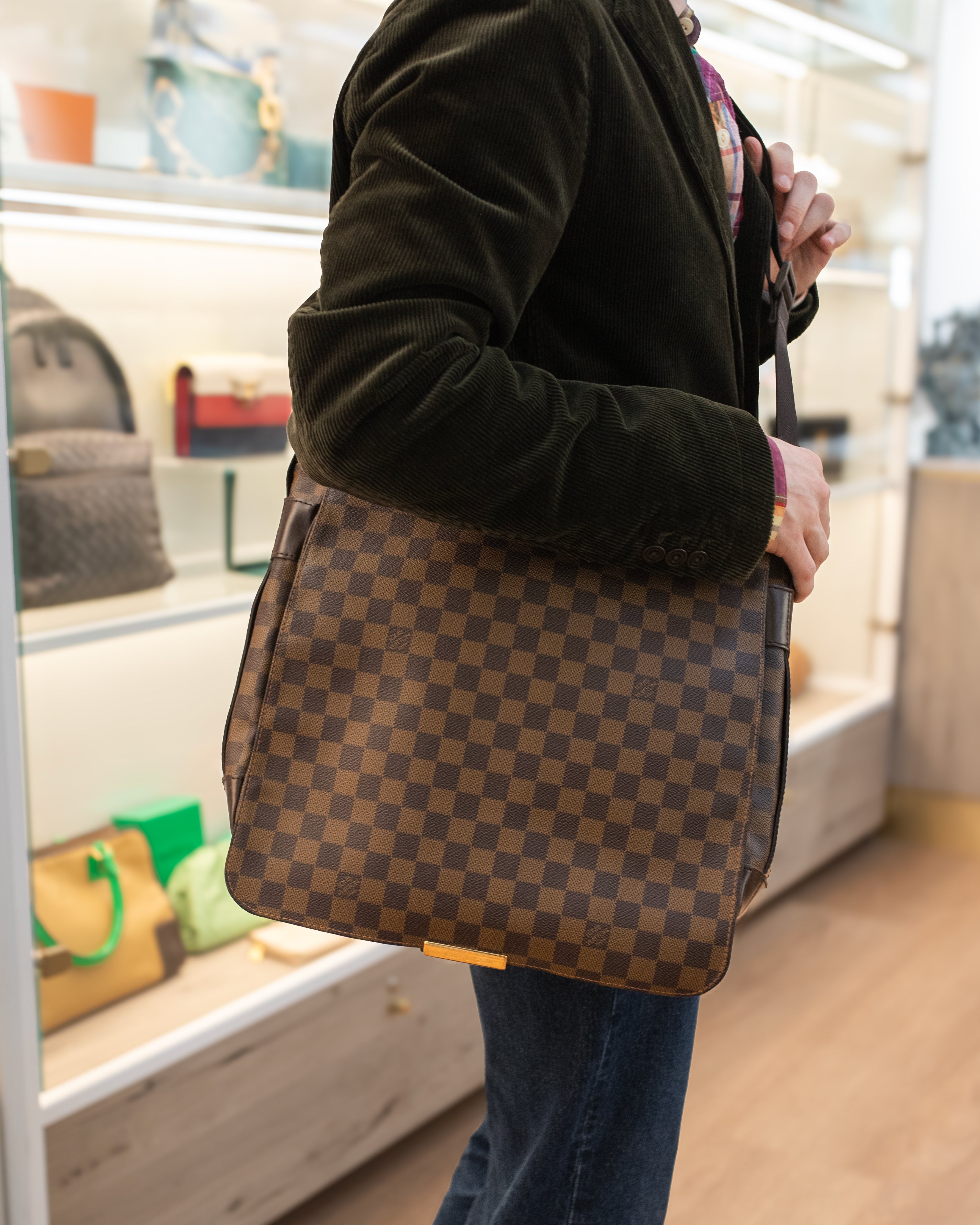 Louis Vuitton Damier Ebene Bastille Messenger Bag