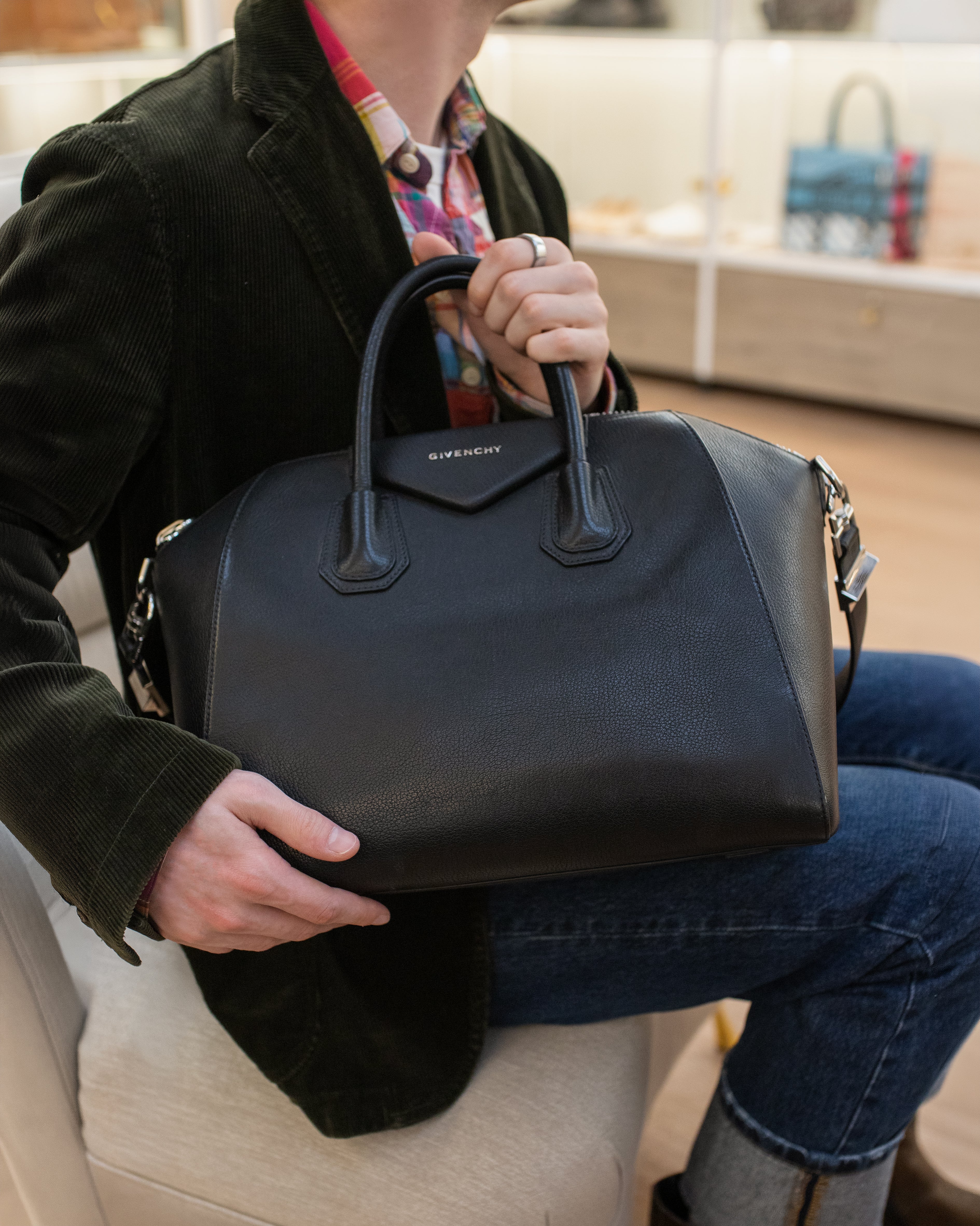 Givenchy Black Medium Antigona Bag