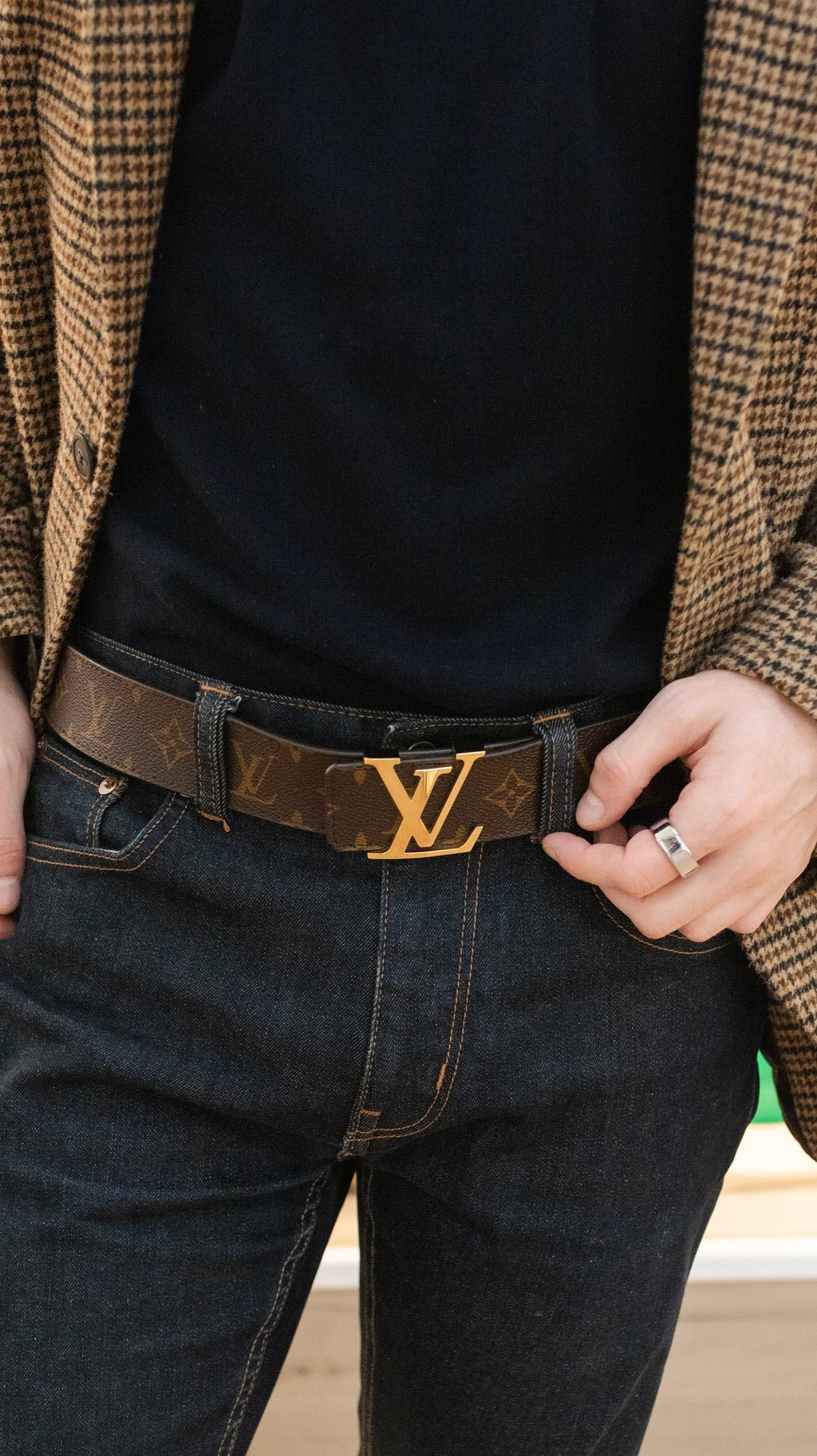 Louis Vuitton LV Initiales 40mm Belt size 100