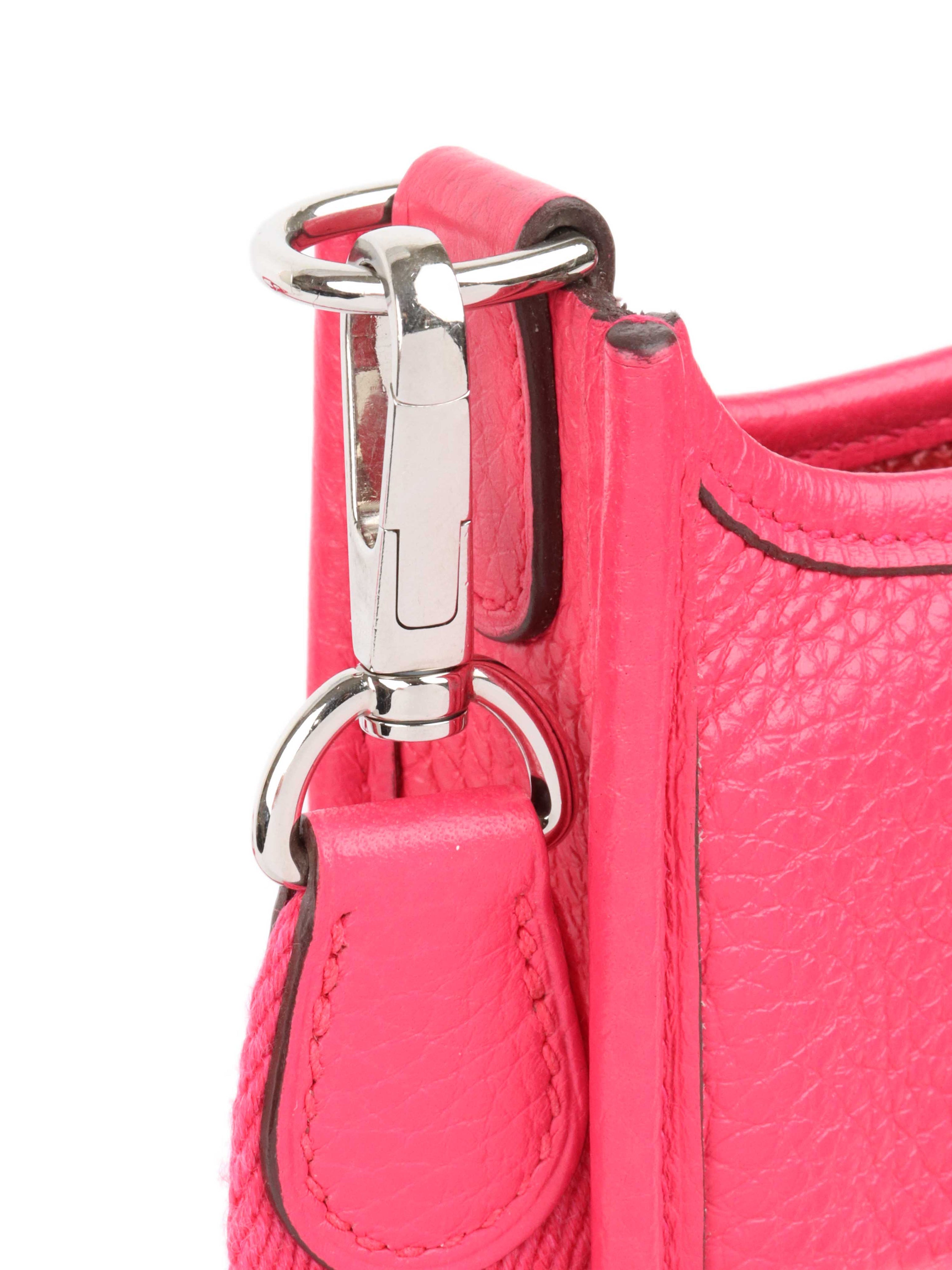 Hermes Evelyne 16 in Rose Extreme SHW.