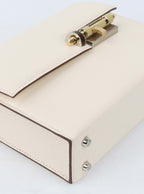 Hermes Mini Verrou Bag Chevre Mysore Nata With Havane/Tchai/Etoupe Hardware Stamp Z