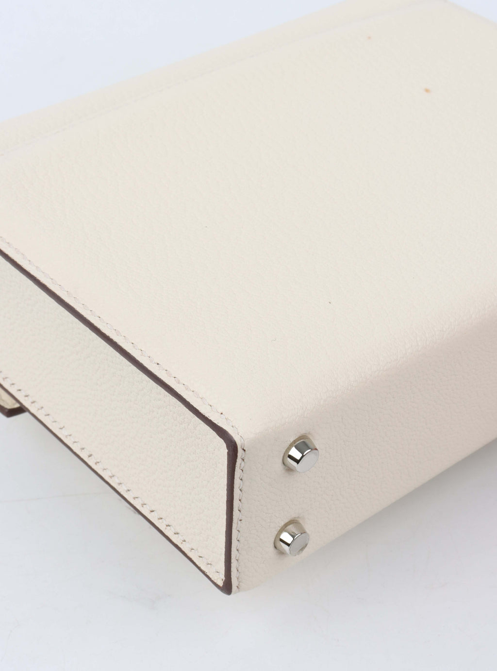 Hermes Mini Verrou Bag Chevre Mysore Nata With Havane/Tchai/Etoupe Hardware Stamp Z