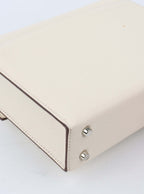 Hermes Mini Verrou Bag Chevre Mysore Nata With Havane/Tchai/Etoupe Hardware Stamp Z