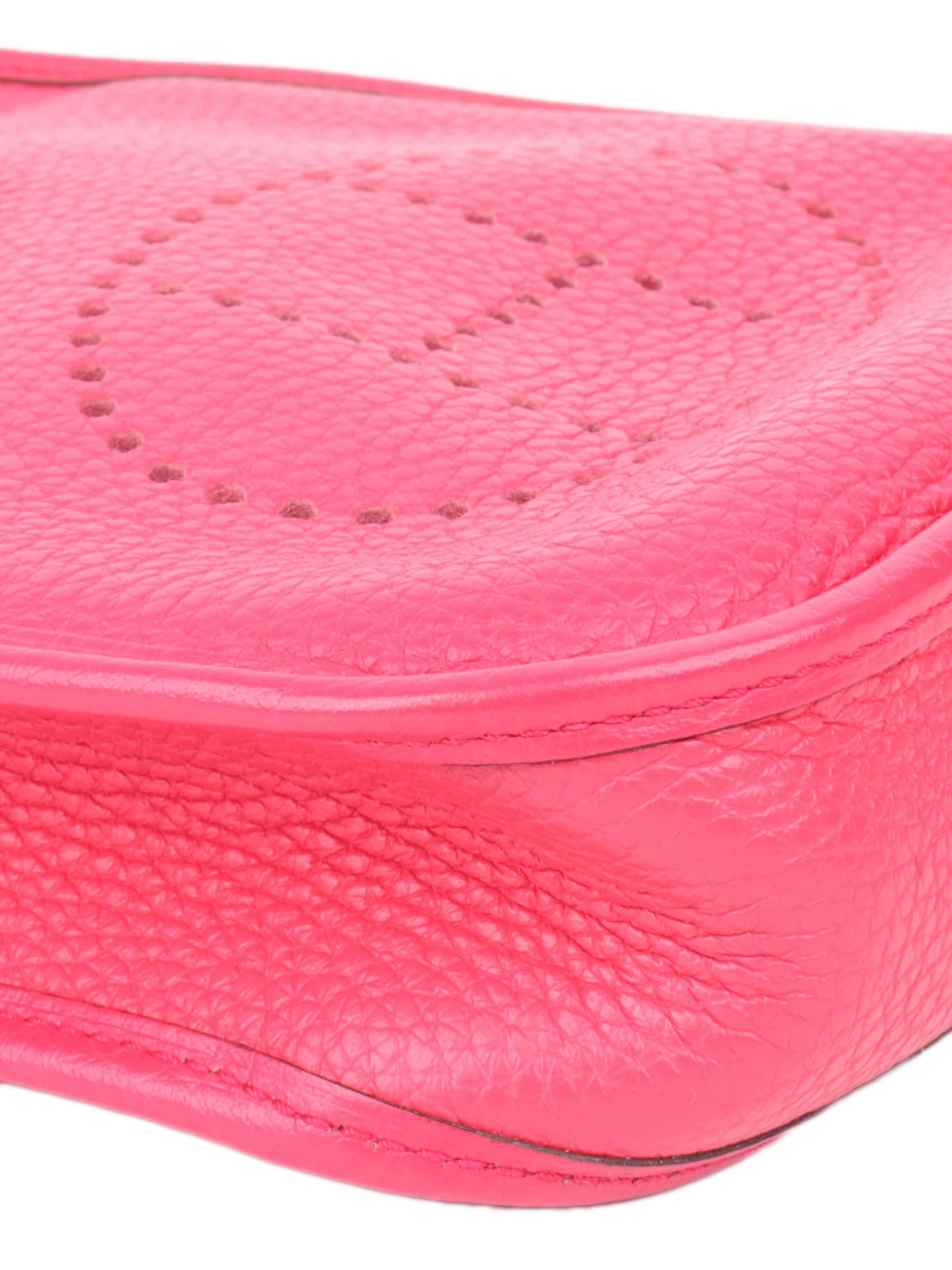 Hermes Evelyne 16 in Rose Extreme SHW.