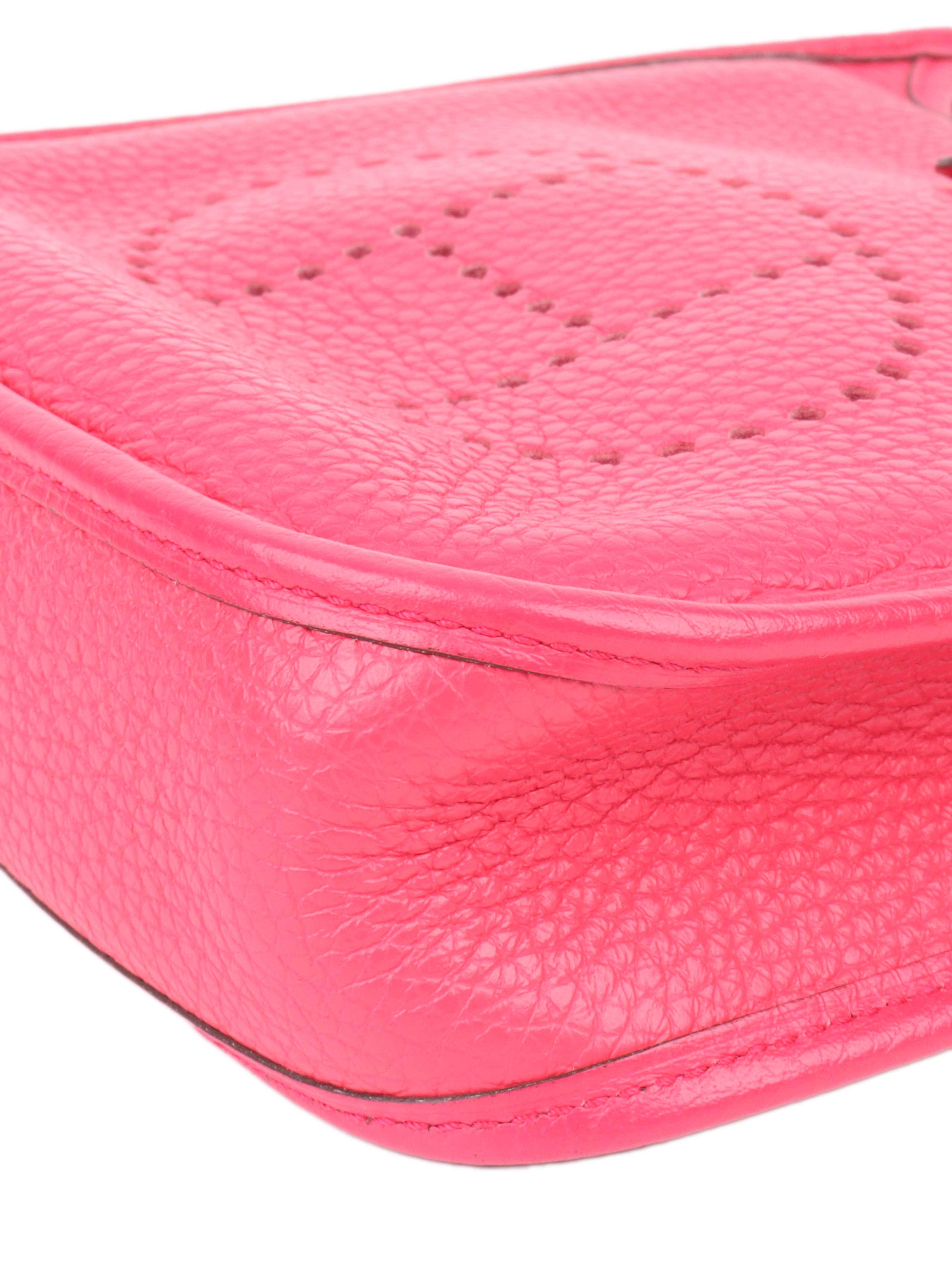 Hermes Evelyne 16 in Rose Extreme SHW.