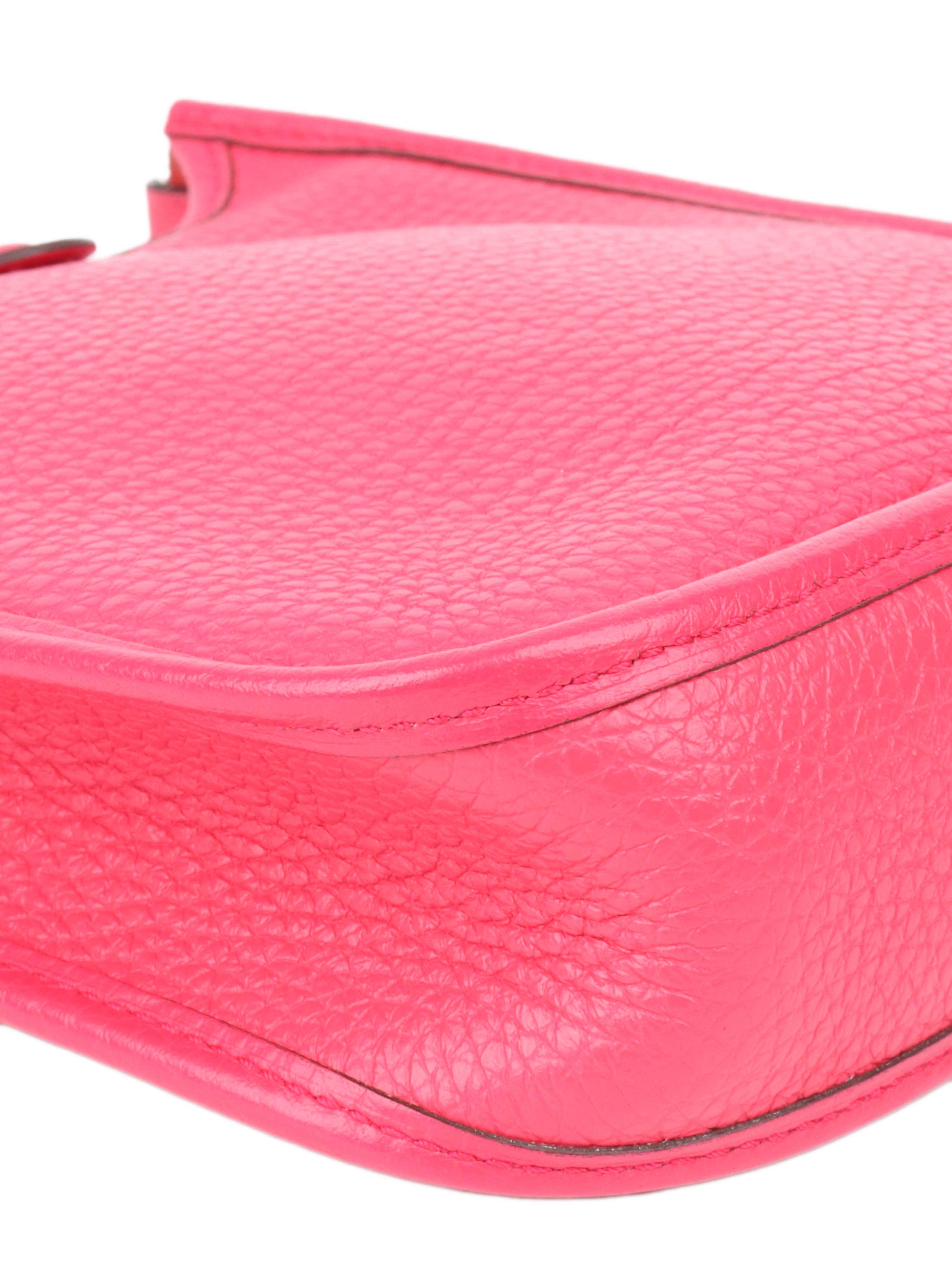 Hermes Evelyne 16 in Rose Extreme SHW.