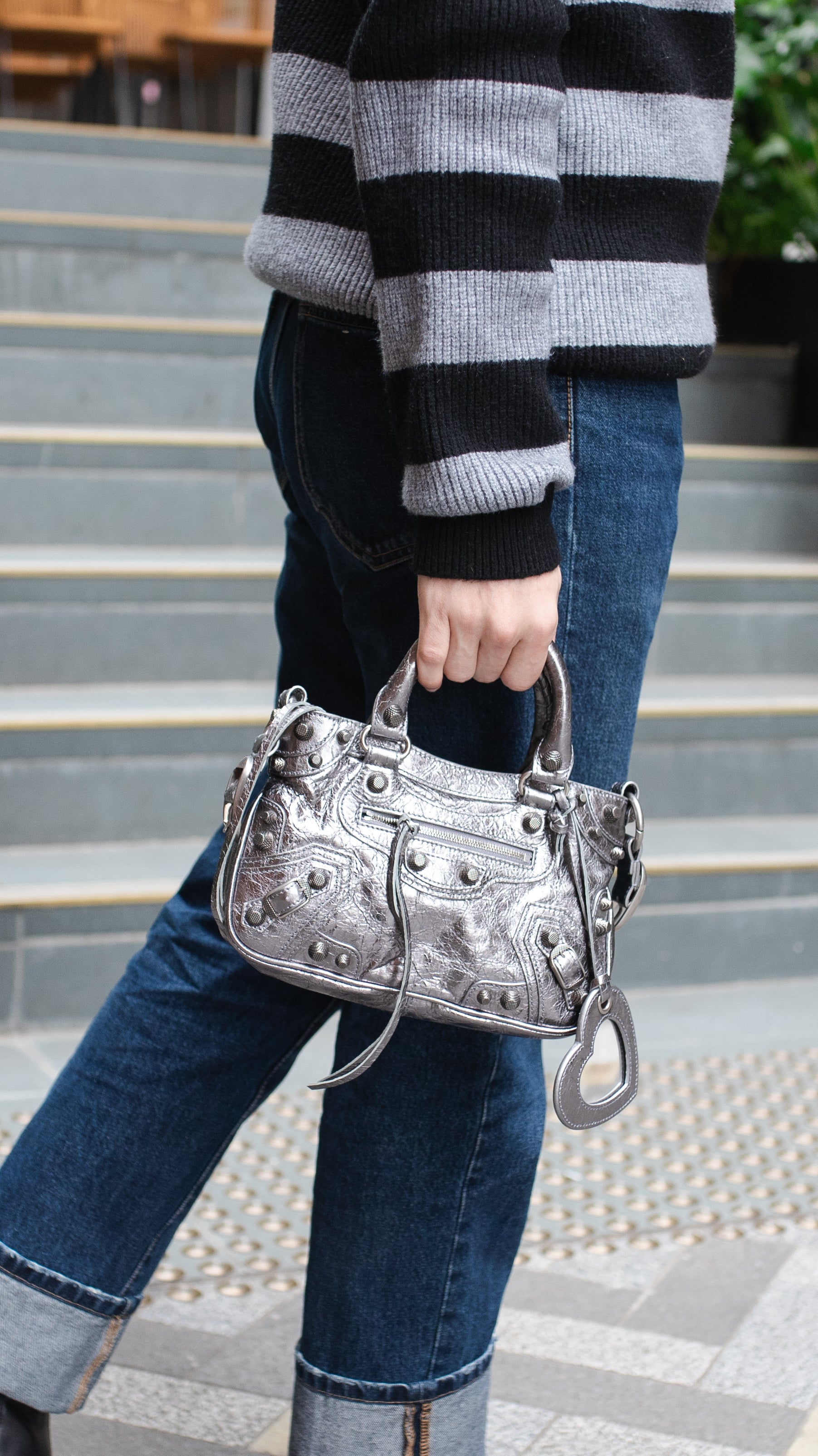 Balenciaga Mini Steel Grey Le City Bag