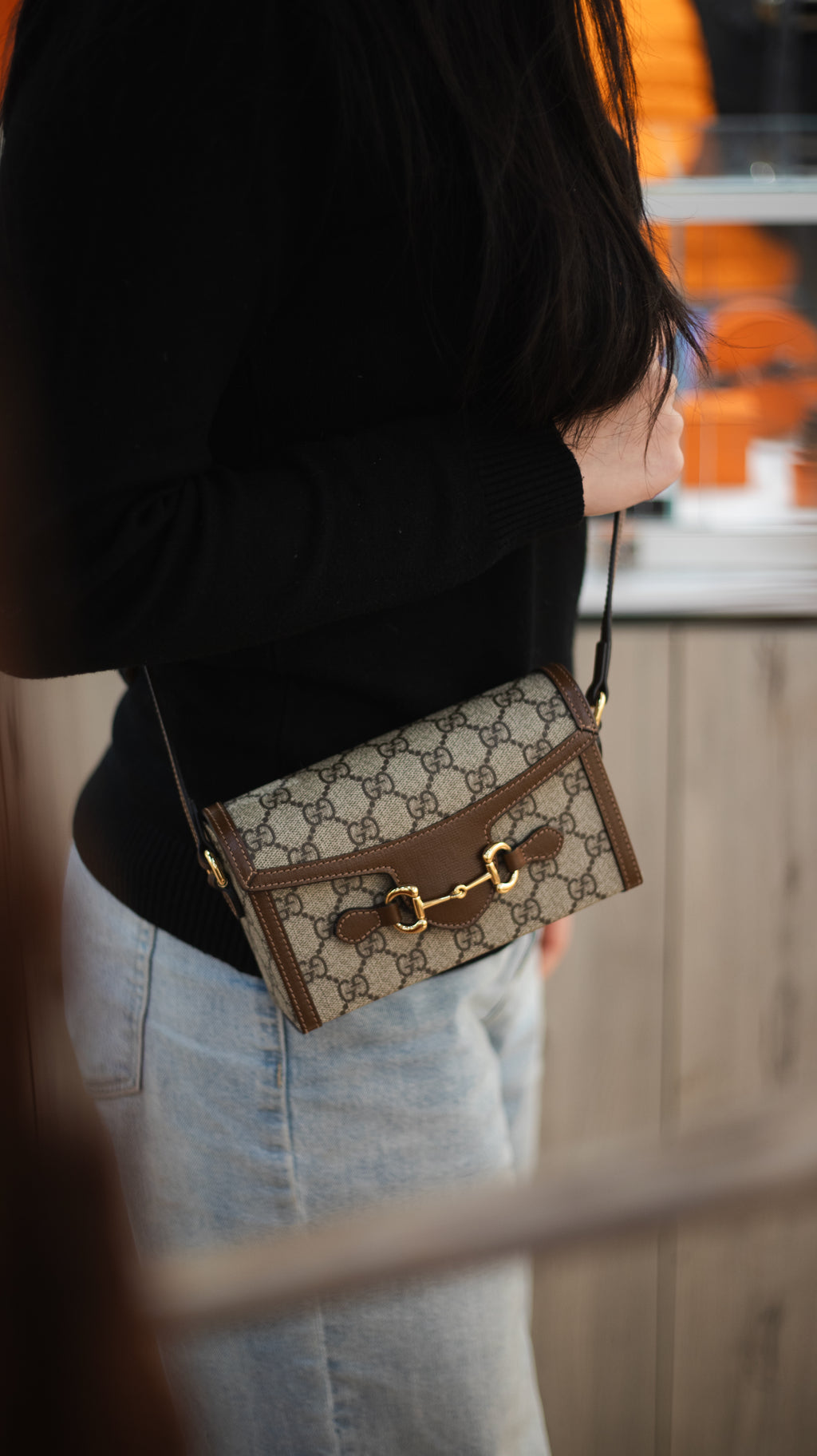 Gucci Horsebit Brown/Ebony 1955 Mini Bag