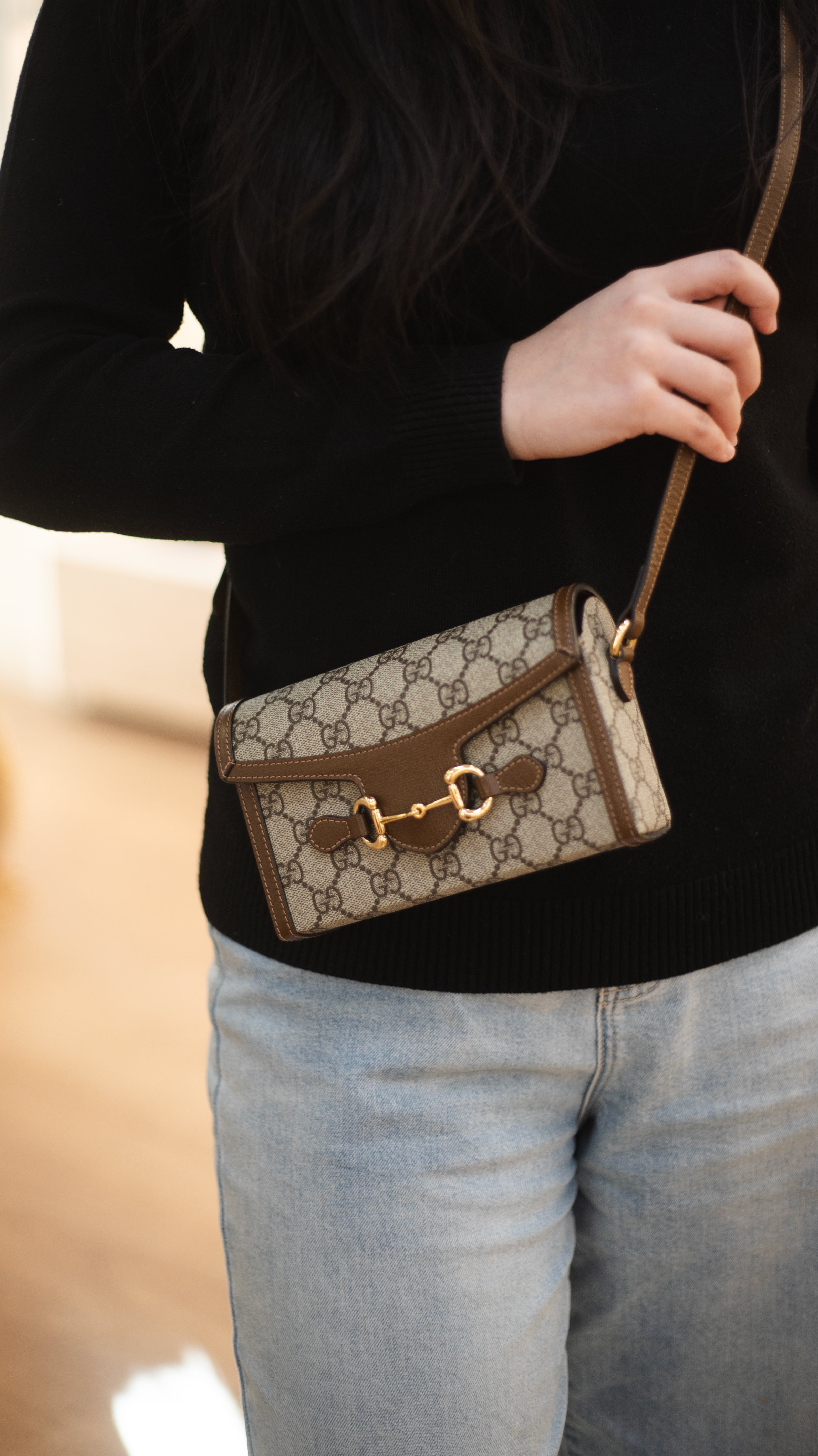 Gucci Horsebit Brown/Ebony 1955 Mini Bag