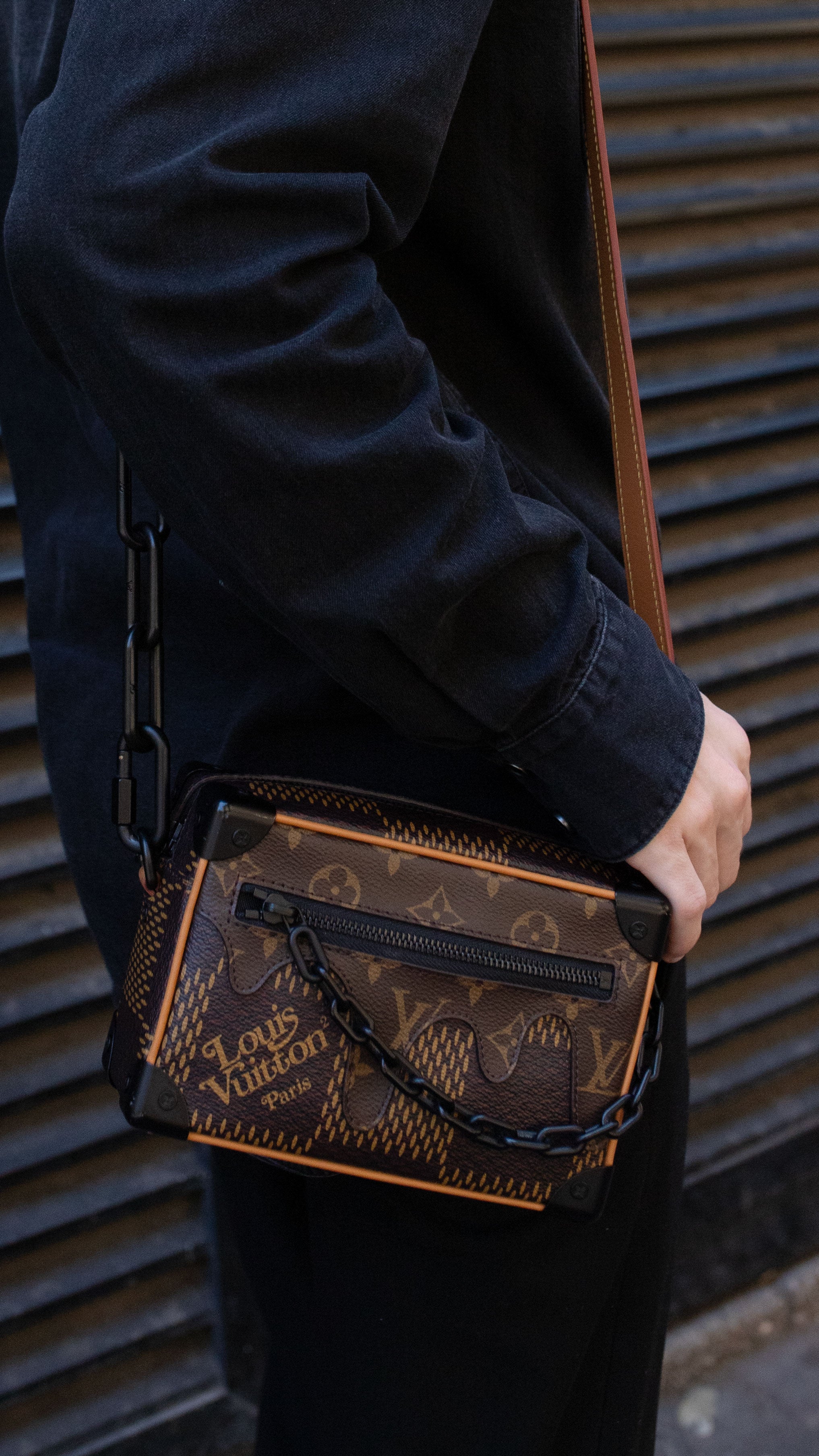 Louis Vuittonx Nigo Monogram Mini Soft trunk