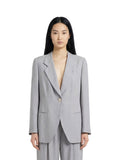 Giorgio Armani Grey Dotted Blazzer.
