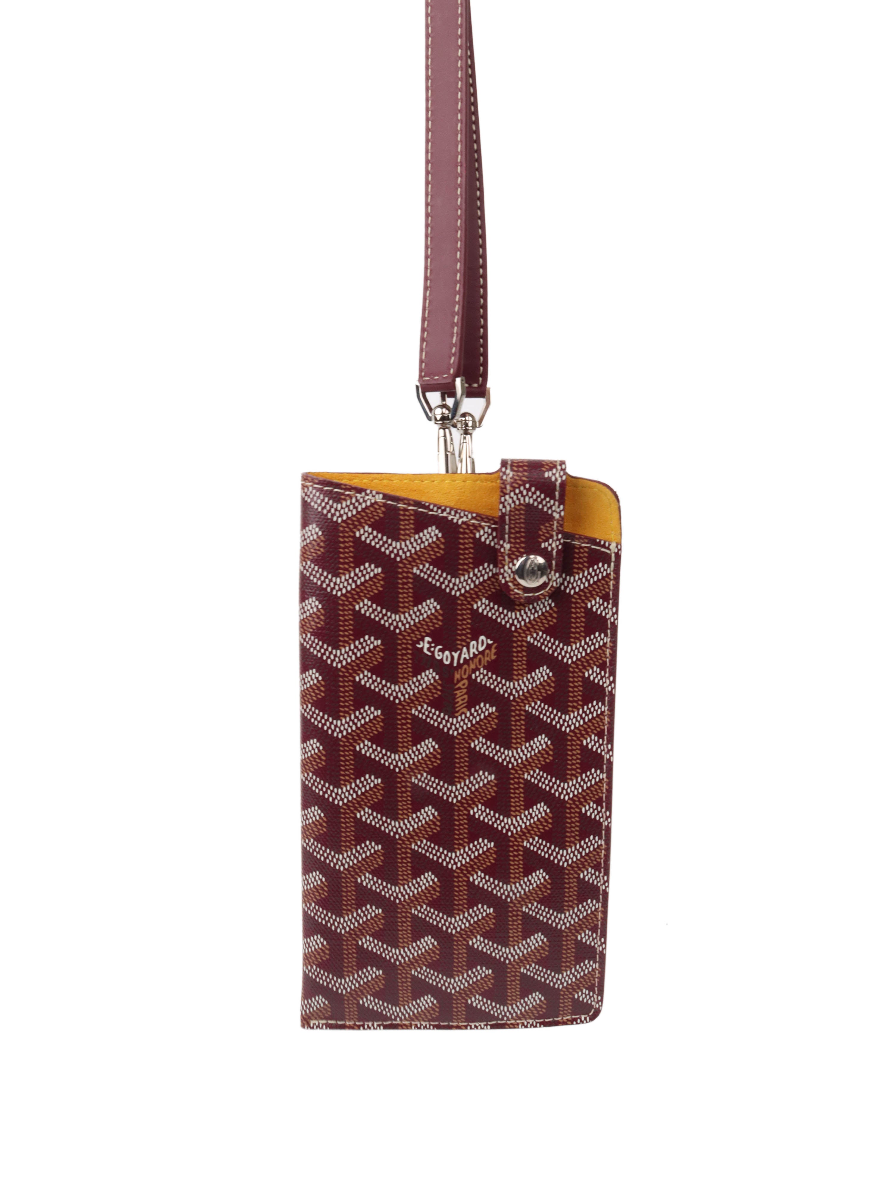 Goyard Monogram Phone Pouch