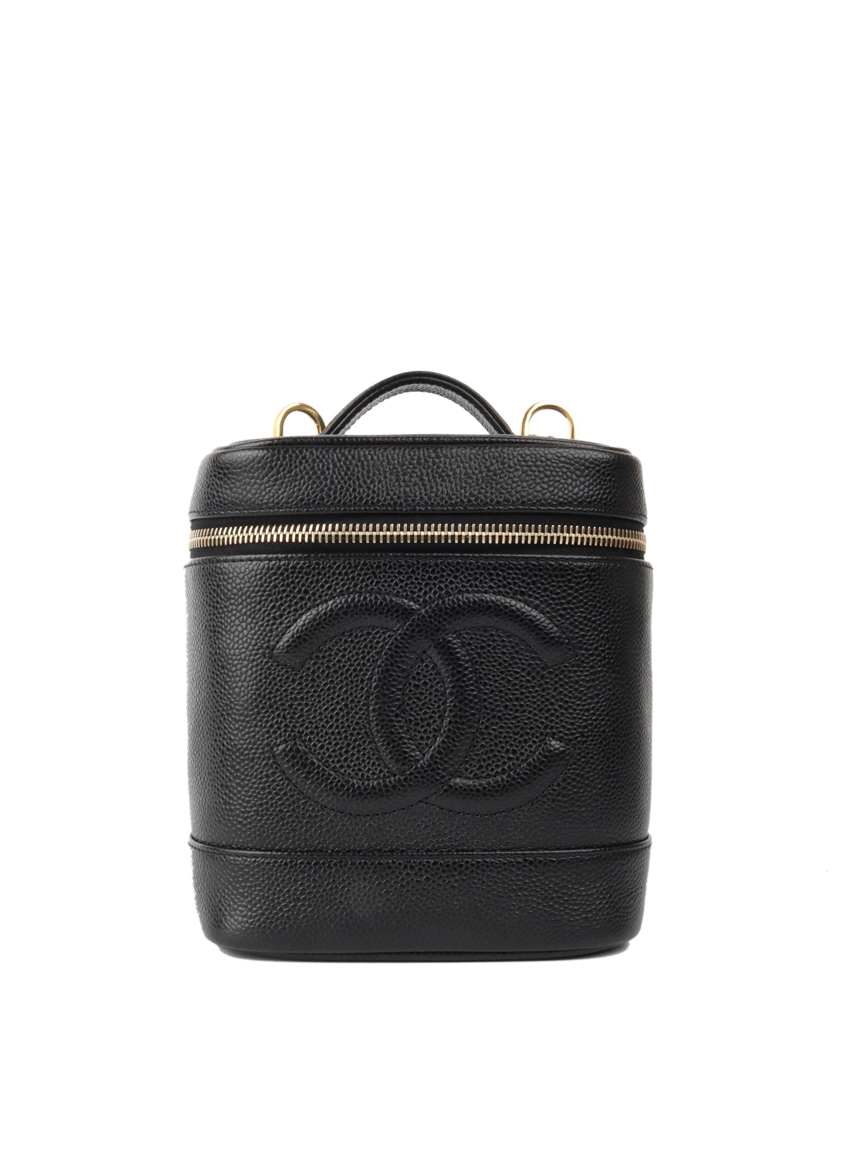 Chanel Vintage Caviar Vanity Case