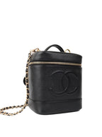 Chanel Vintage Caviar Vanity Case