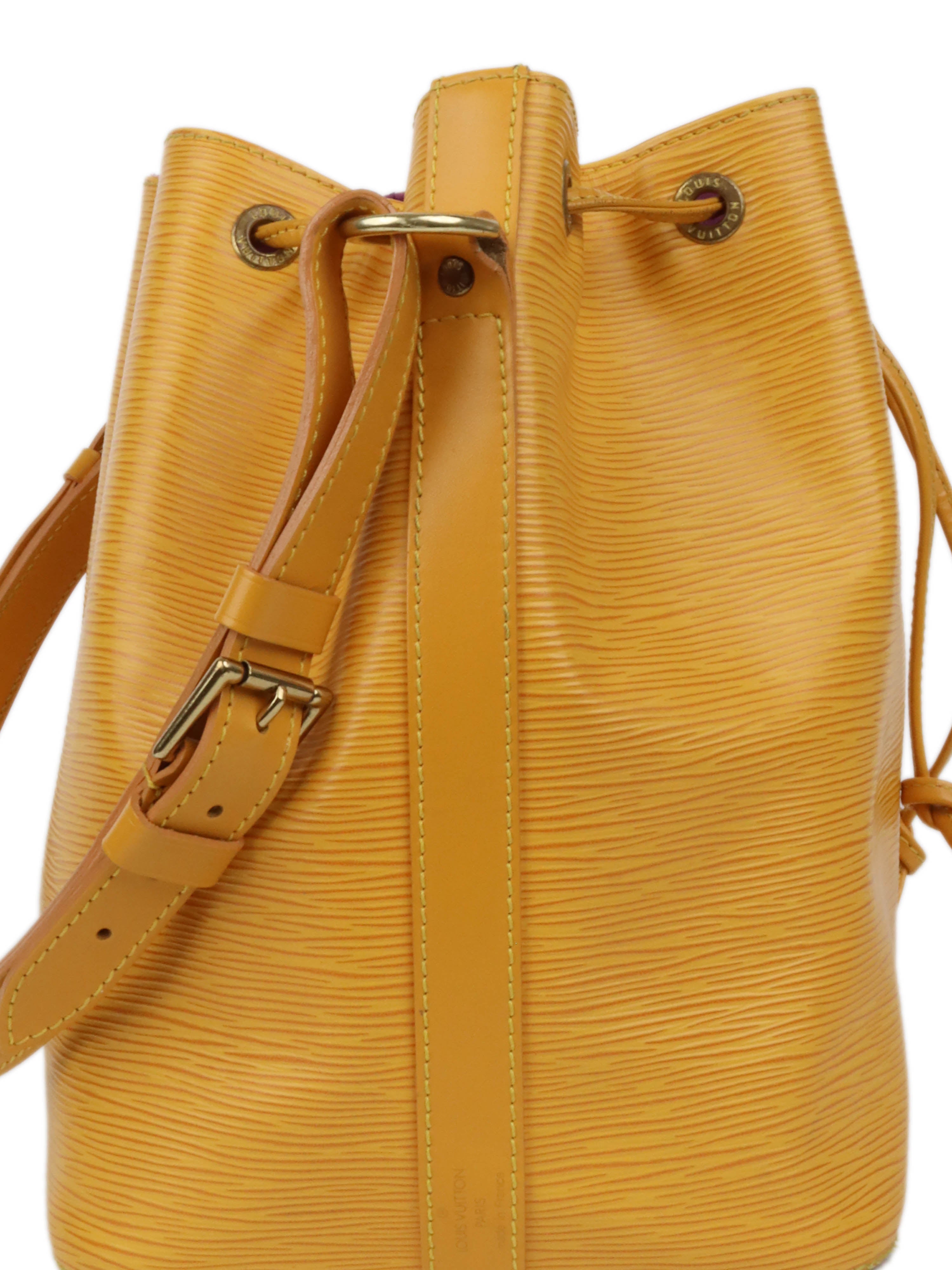 Louis Vuitton Yellow Epi Leather NeoNoe PM Bucket Bag