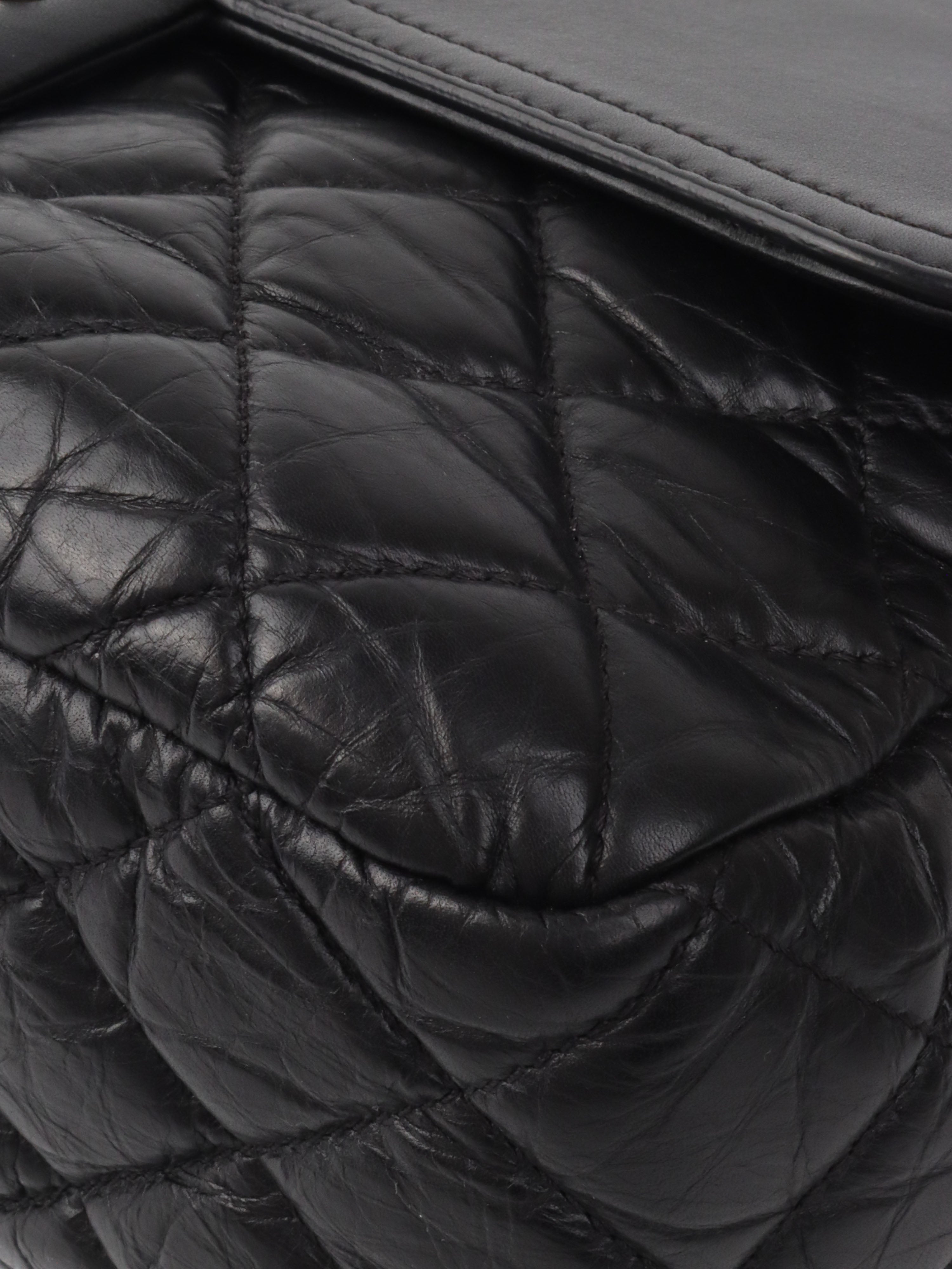 Chanel black store padded bag