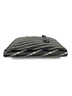 Balenciaga Black Allover Logo Tote Bag